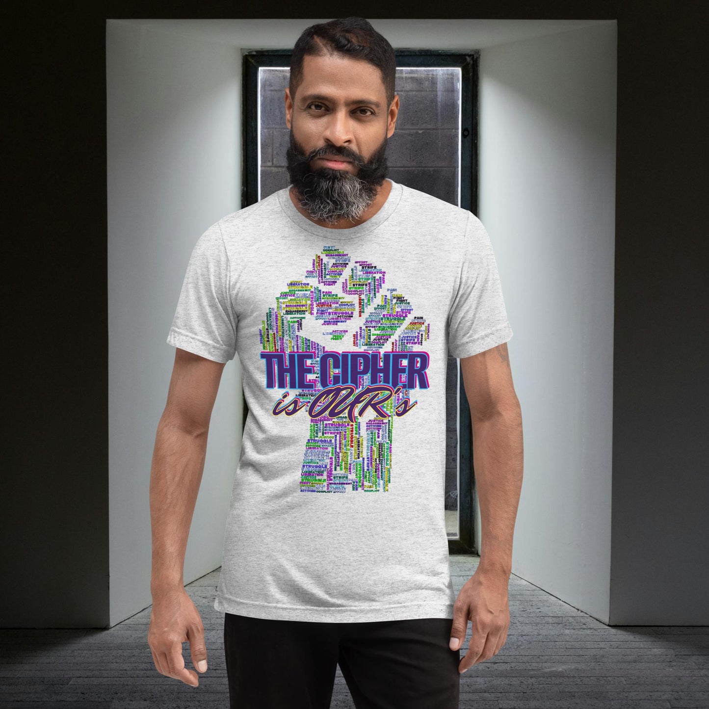 "THE CIPHER" Unisex Tri-blend T-shirt