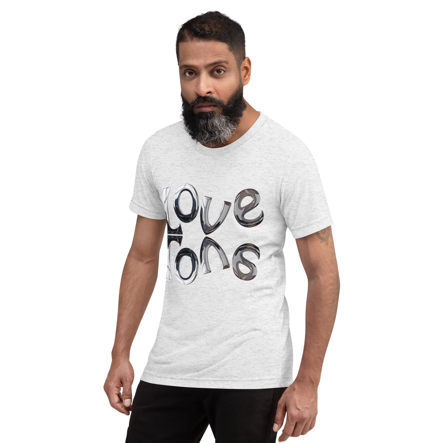 "REFLECTION OF LOVE" Unisex Tri-blend T-shirt