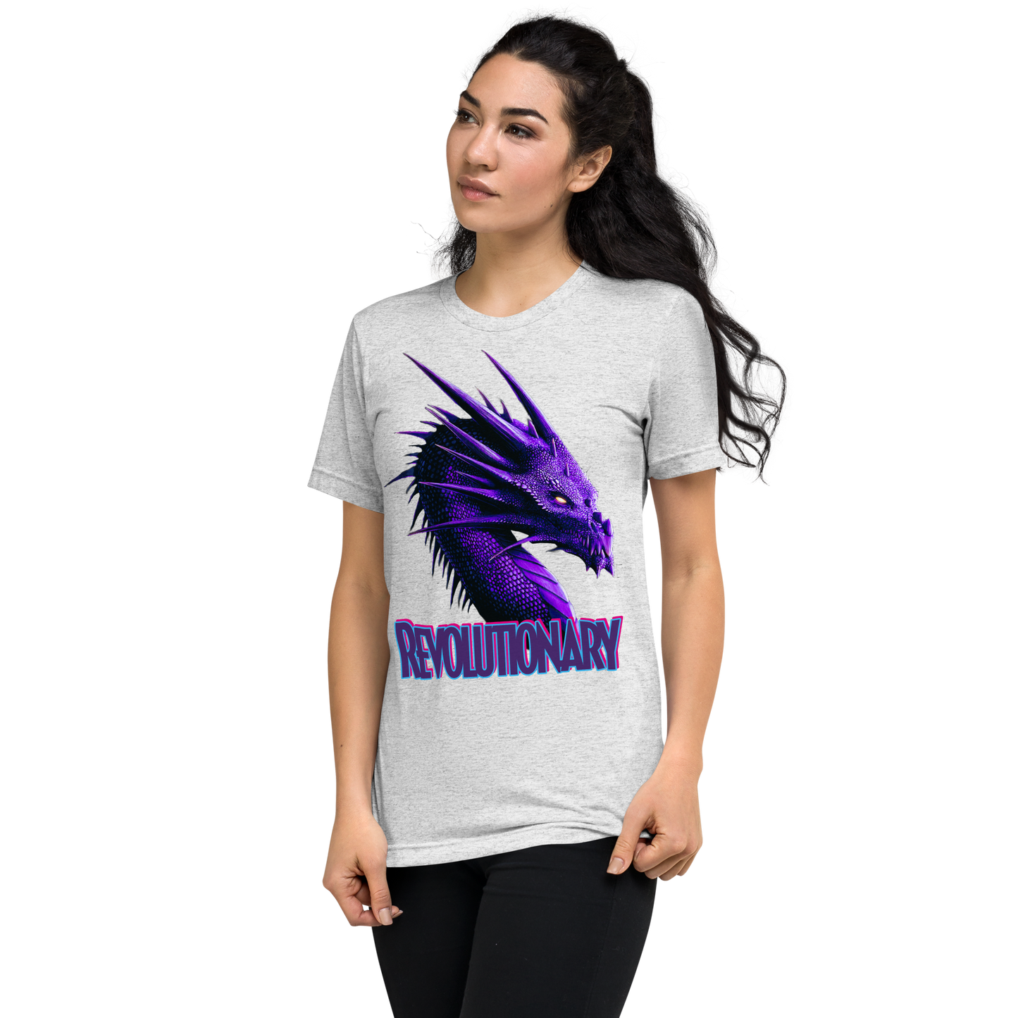 "PURPLE FIRE" Unisex Tri-blend T-shirt