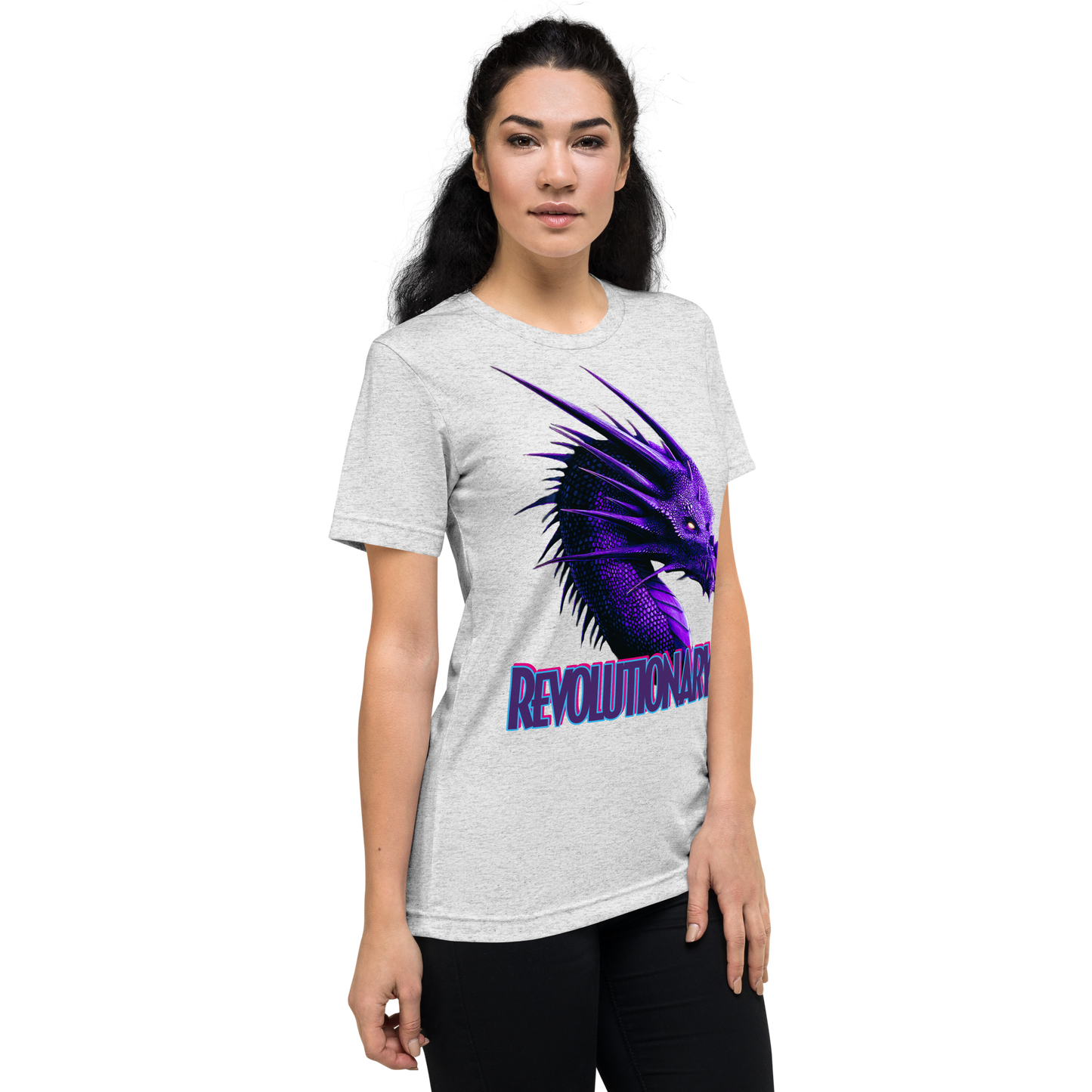 "PURPLE FIRE" Unisex Tri-blend T-shirt