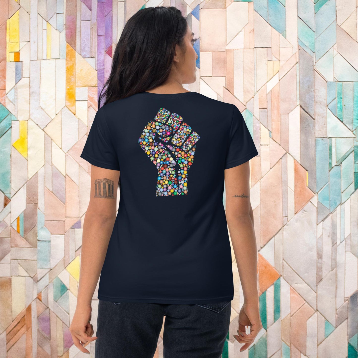 "SACRED LOTUS" Women's Short Sleeve T-shirt