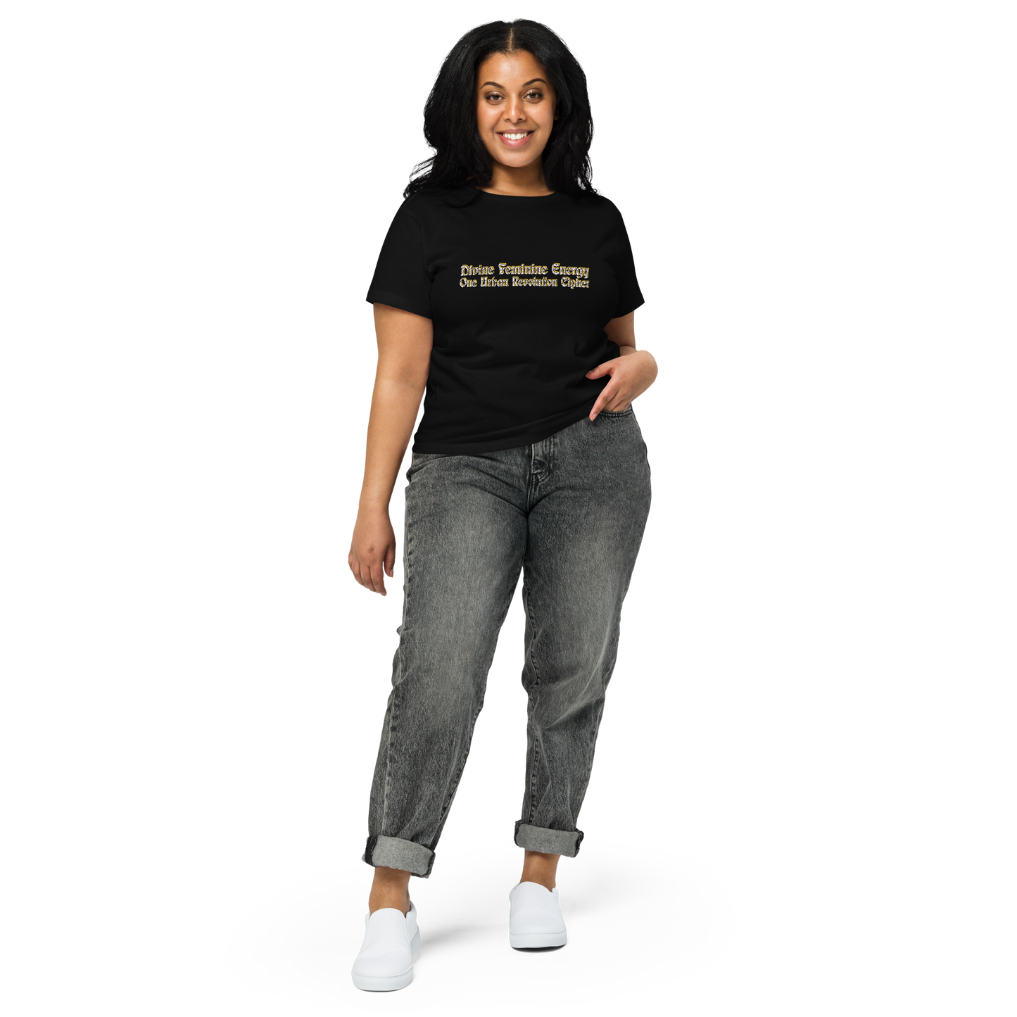 "DIVINE FEMININE ENERGY" Women’s High-waisted T-shirt