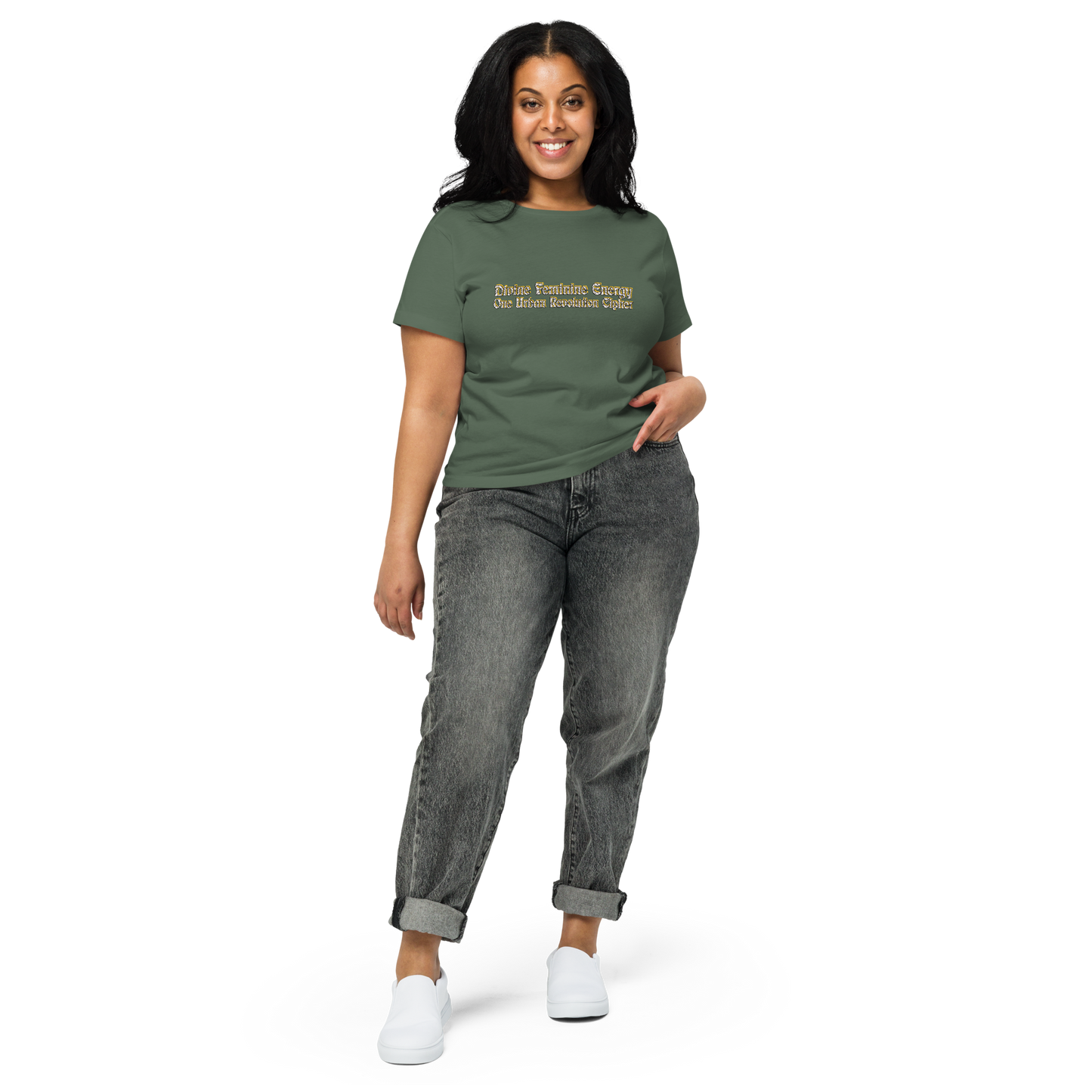 "DIVINE FEMININE ENERGY" Women’s High-waisted T-shirt