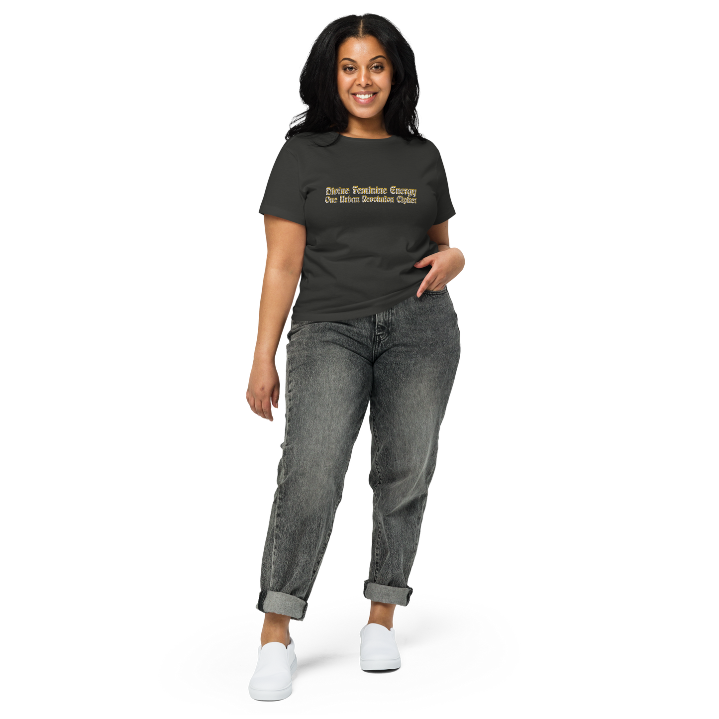 "DIVINE FEMININE ENERGY" Women’s High-waisted T-shirt