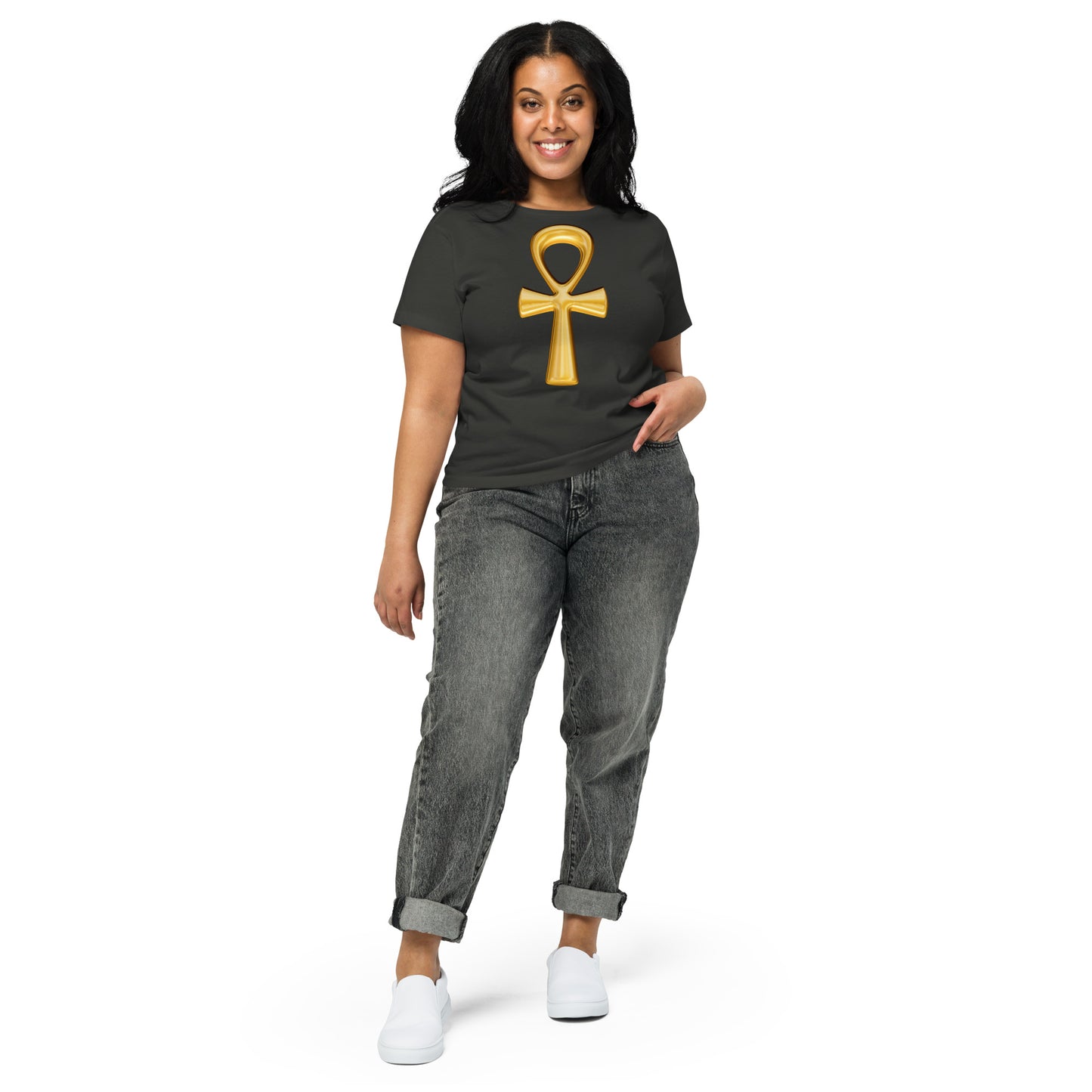 "LIFE" Women’s High-Waisted T-shirt