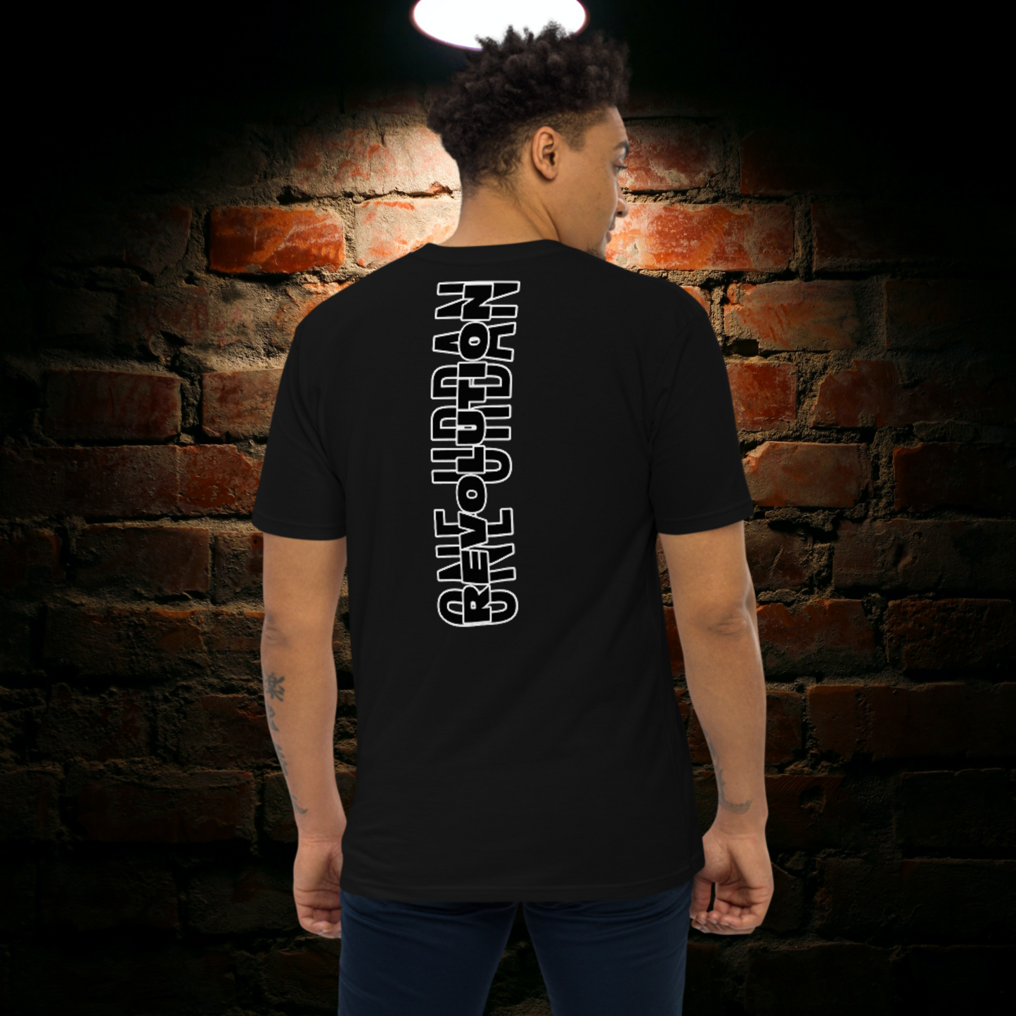 "BLACK WALL STREET" Men’s Premium Heavyweight Tee