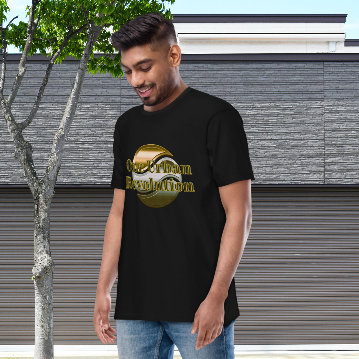 "OUR" Men’s Premium Heavyweight Tee (Solar Theme)