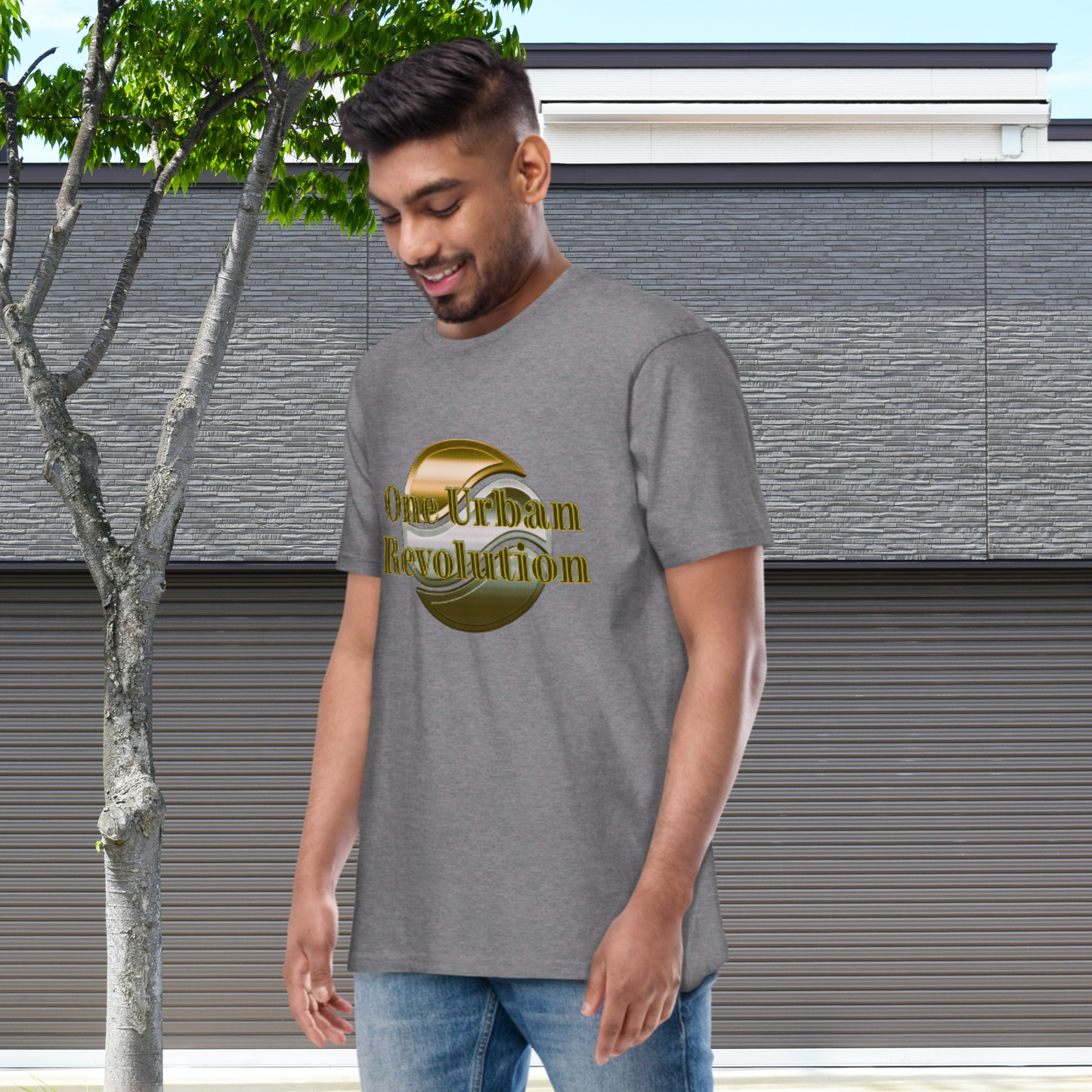 "OUR" Men’s Premium Heavyweight Tee (Solar Theme)