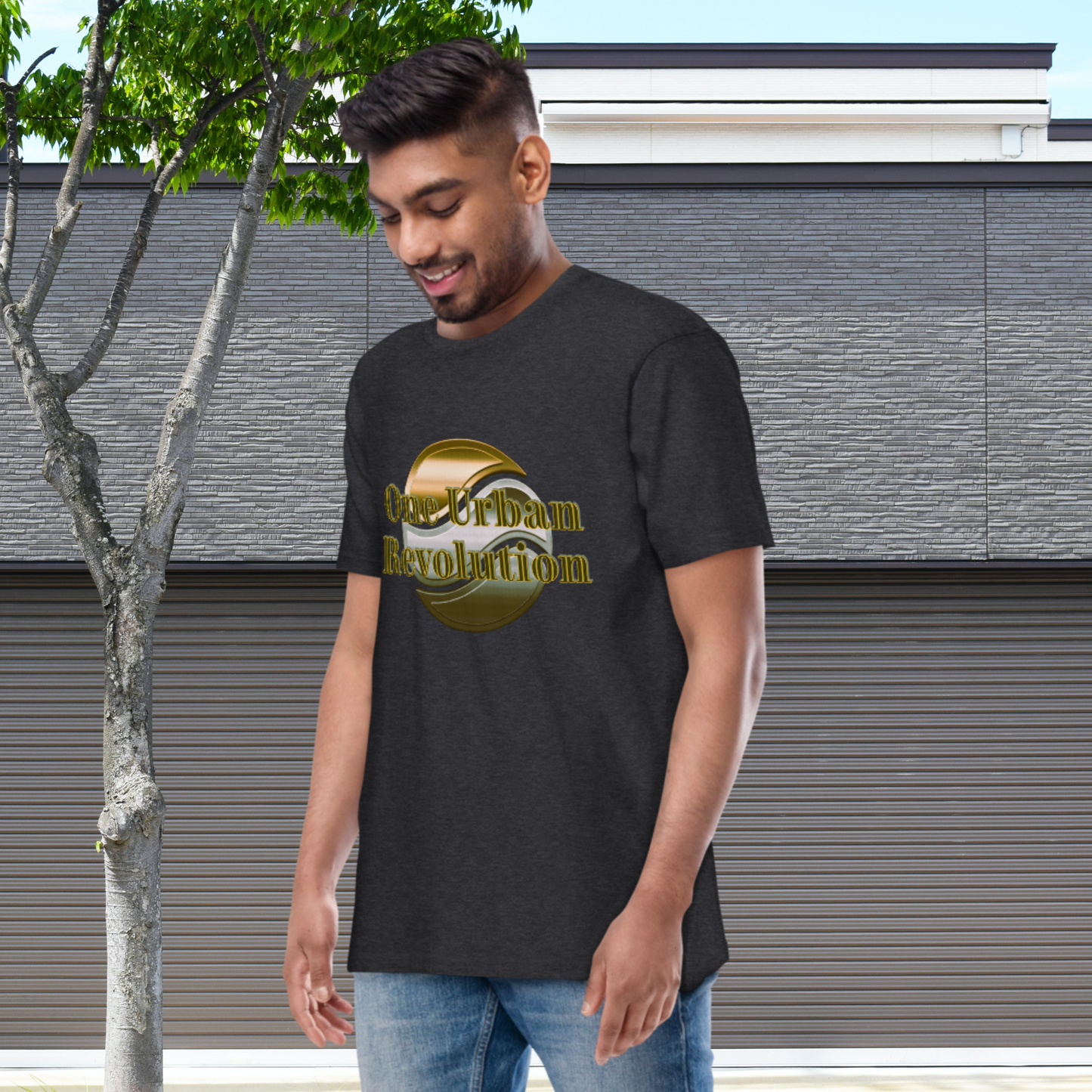 "OUR" Men’s Premium Heavyweight Tee (Solar Theme)