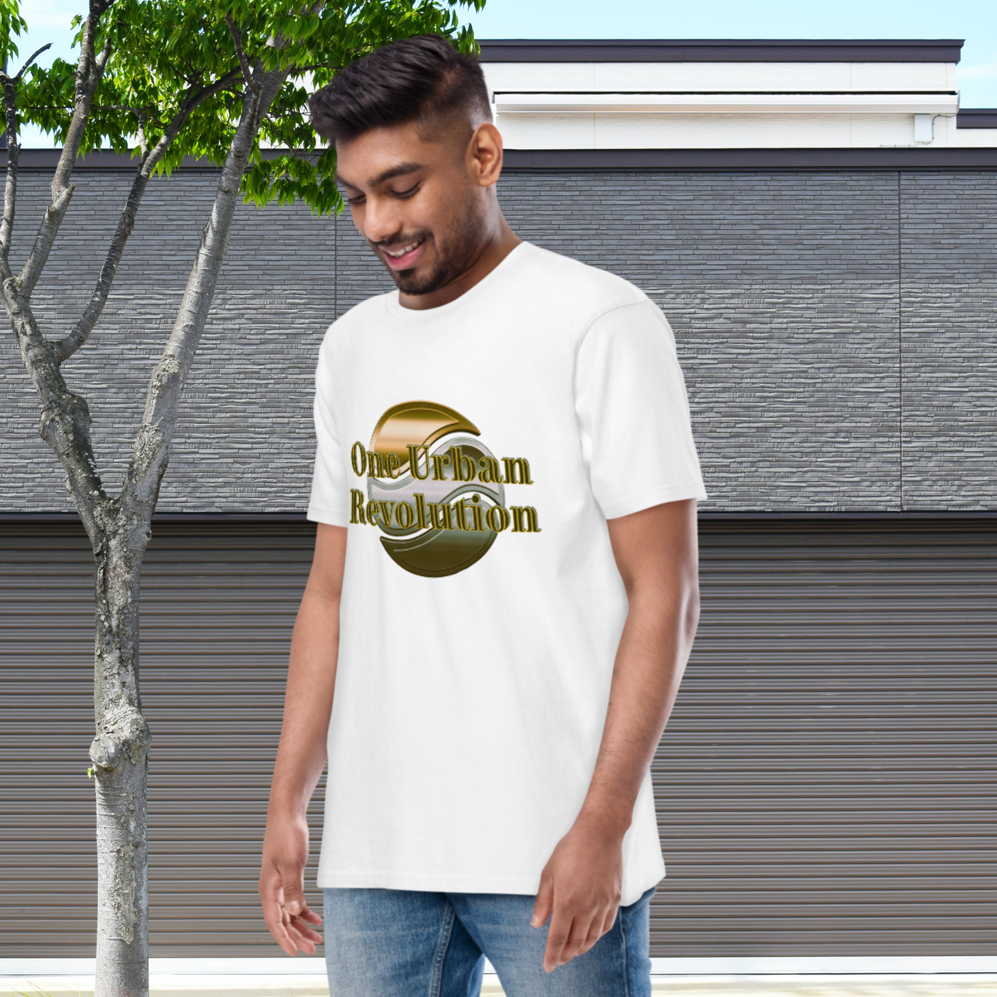 "OUR" Men’s Premium Heavyweight Tee (Solar Theme)