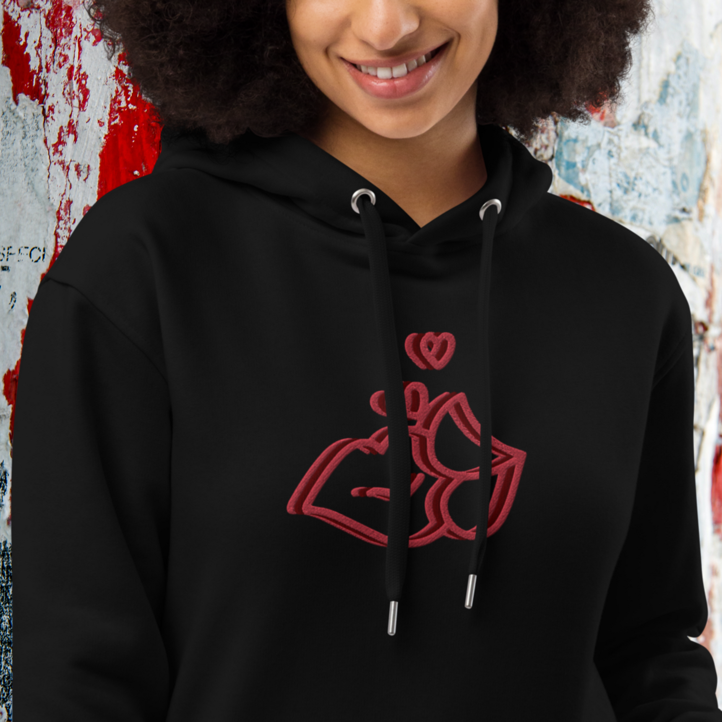 "KISS" Premium Embroidered Eco Hoodie