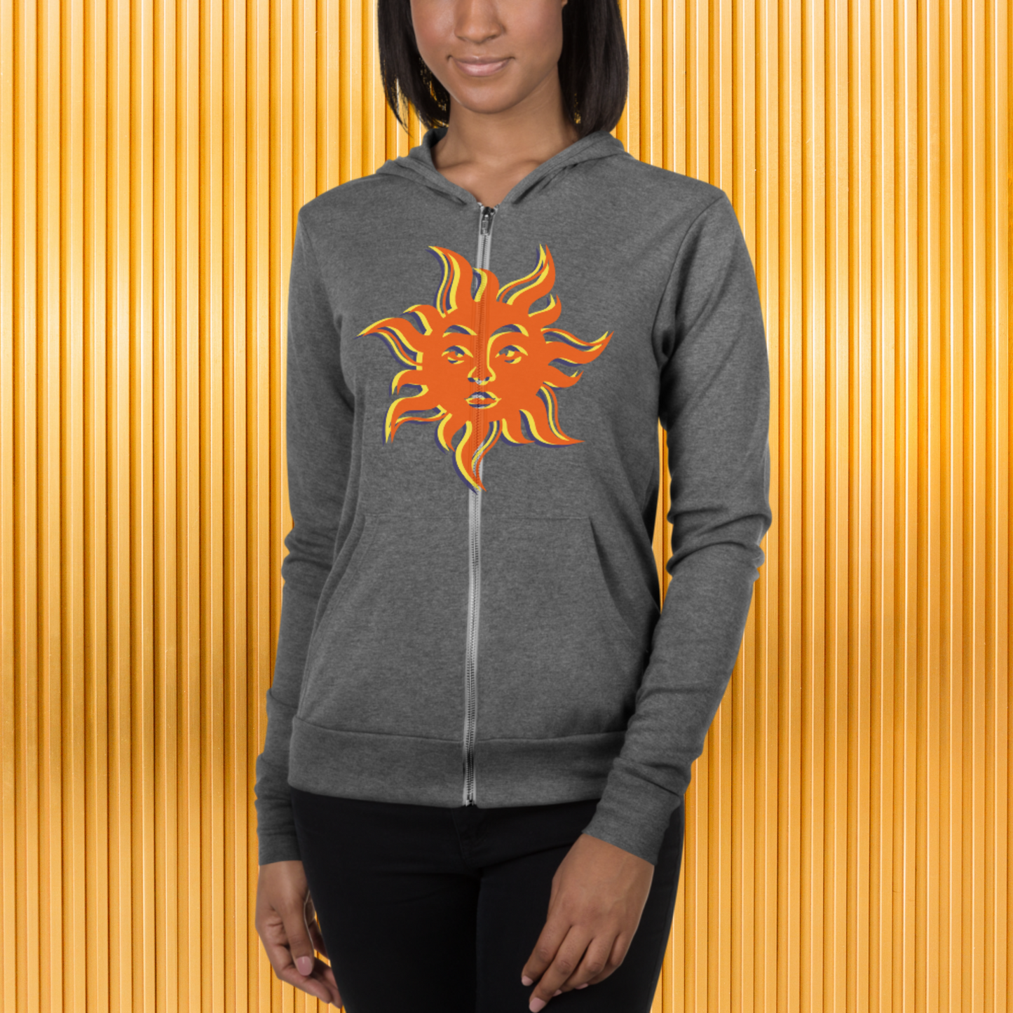 "CELESTIAL" Unisex Lightweight Zip Hoodie