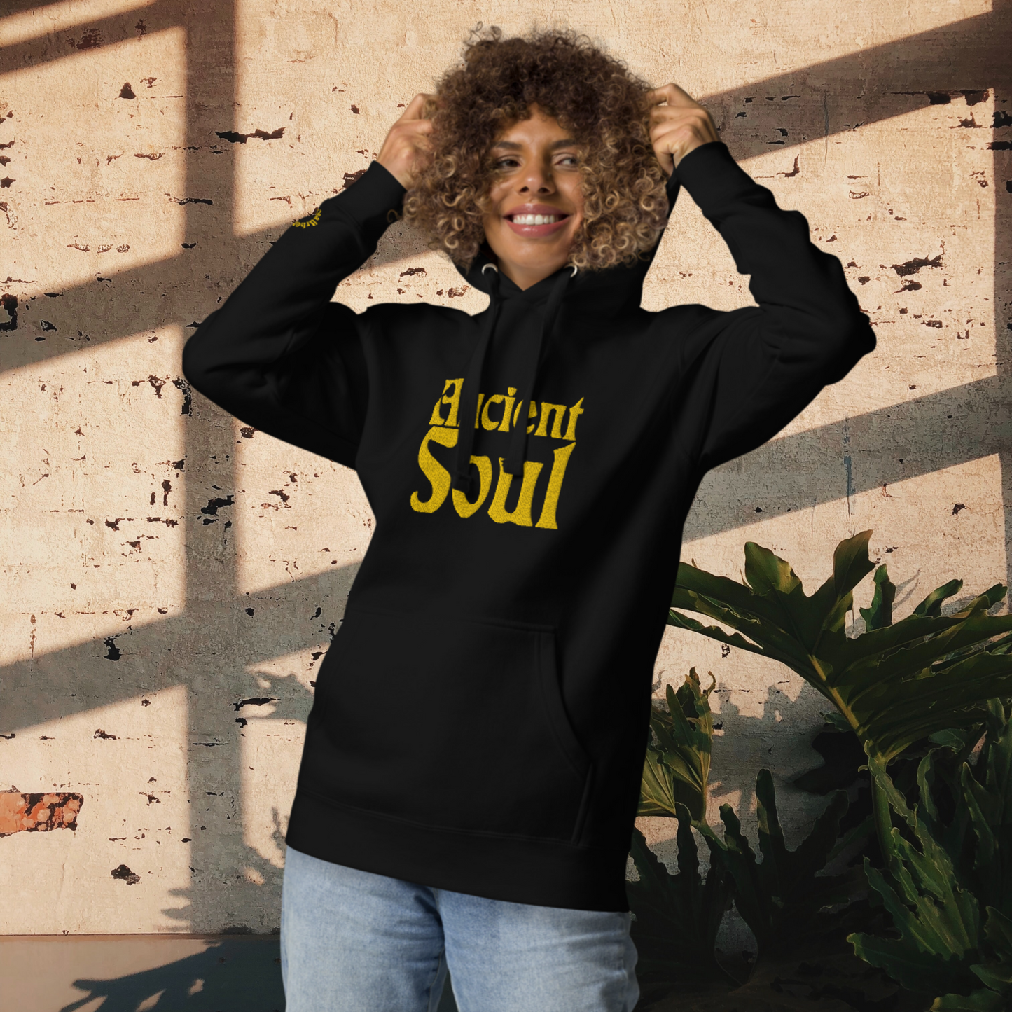 "ANCIENT SOUL" Unisex  Embroidered Hoodie