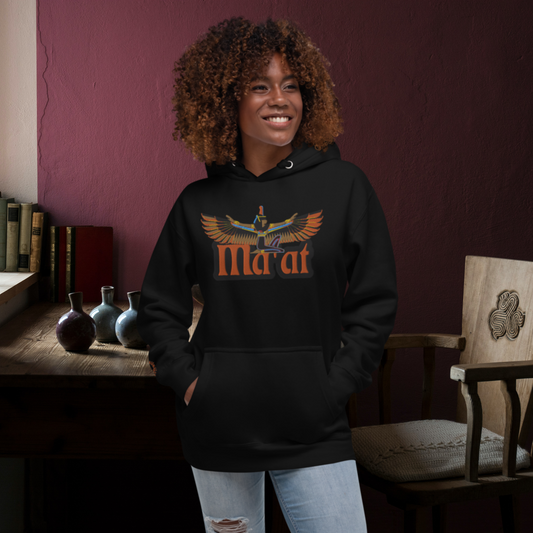 "MA'AT" Unisex Embroidered Hoodie