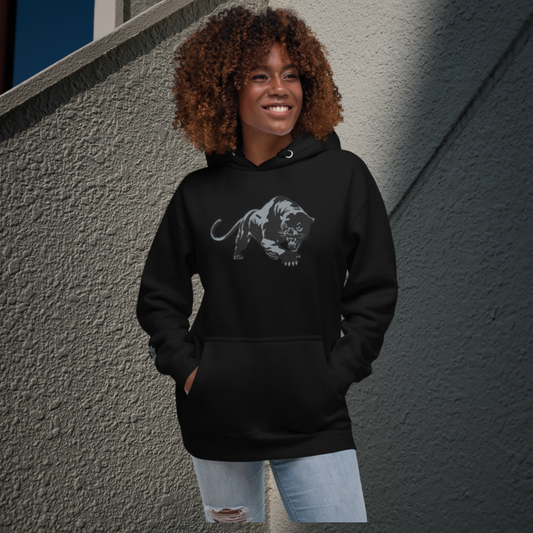 "BLACK PANTHER" Unisex Embroidered Hoodie