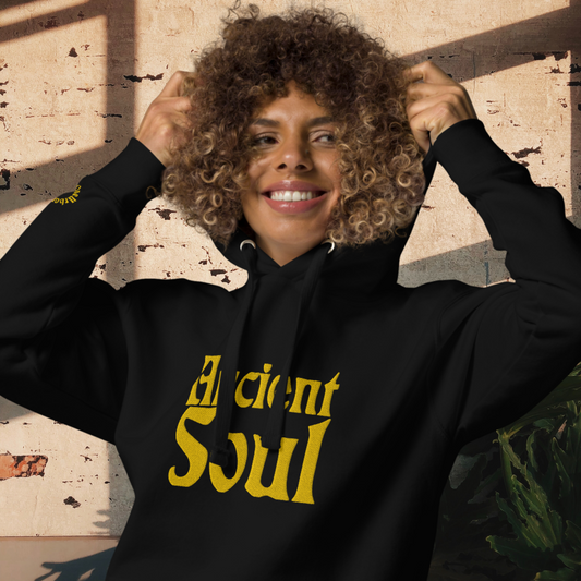 "ANCIENT SOUL" Unisex  Embroidered Hoodie