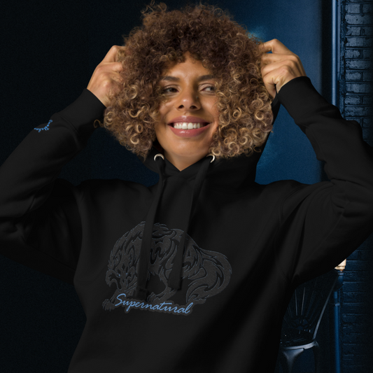 "SUPERNATURAL" Unisex Embroidered Hoodie