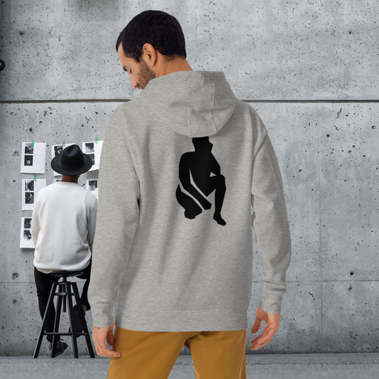 "KNEELING FOR JUSTICE" Unisex Classic Hoodie (Black Silhouette)