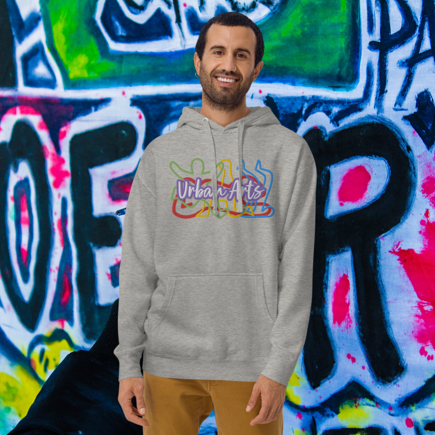 "URBAN ARTS" Unisex Embroidered Hoodie