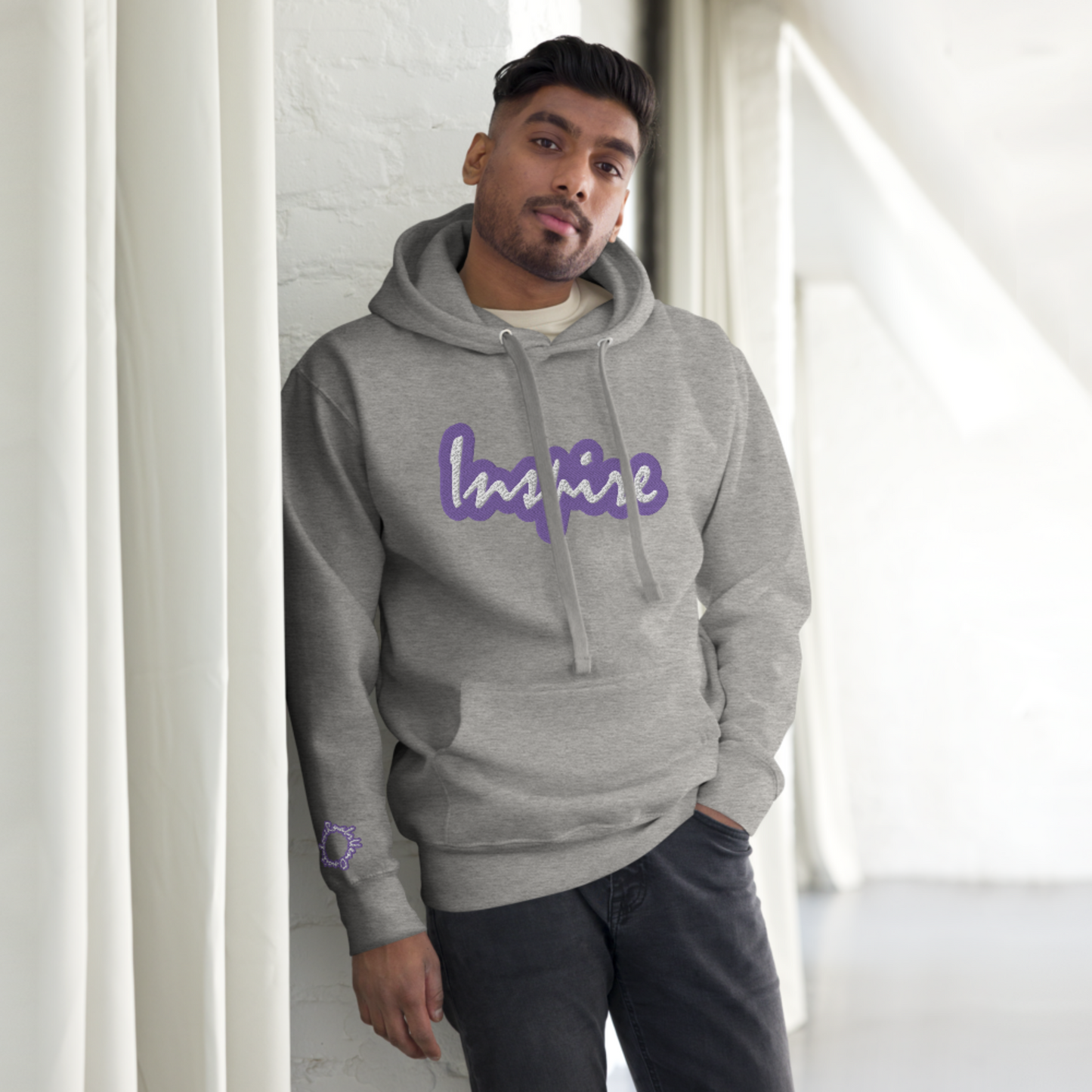 "INSPIRE" Unisex Embroidered Hoodie