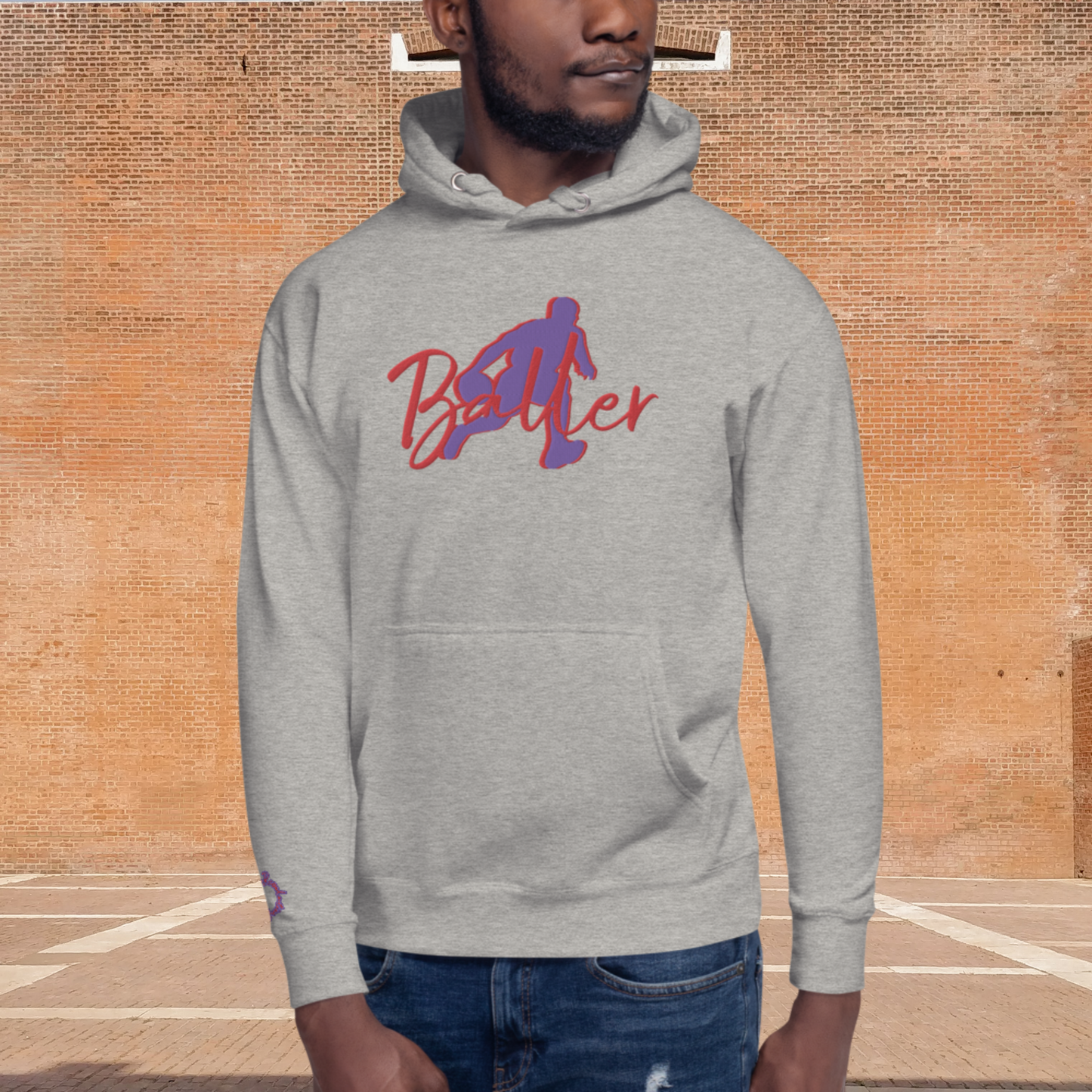 "BALLER" Unisex Embroidered Hoodie