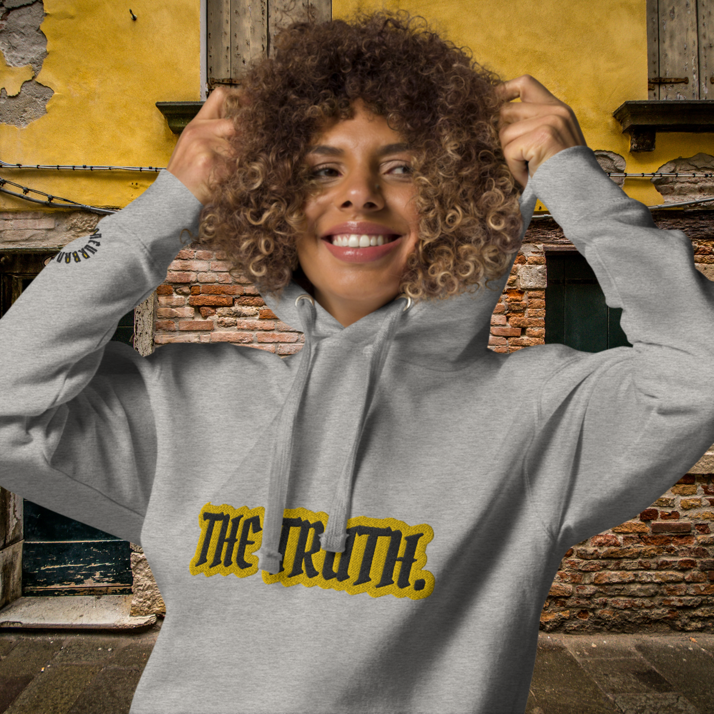 "TRUTH PERIOD" Unisex Embroidered Hoodie