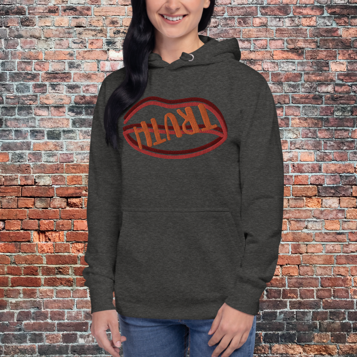 "TRUTH" Unisex Embroidered Hoodie