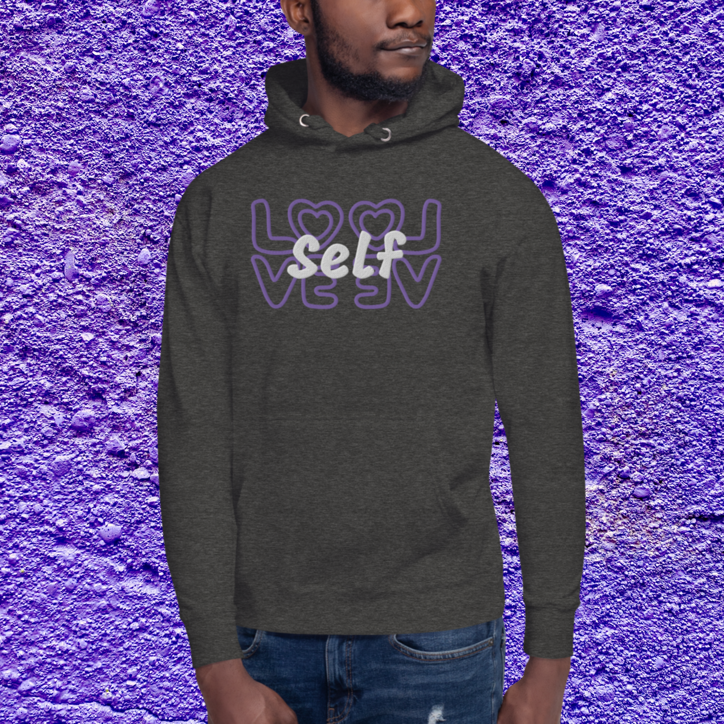 "SELF-LOVE" Unisex Embroidered Hoodie (Lunar Theme)