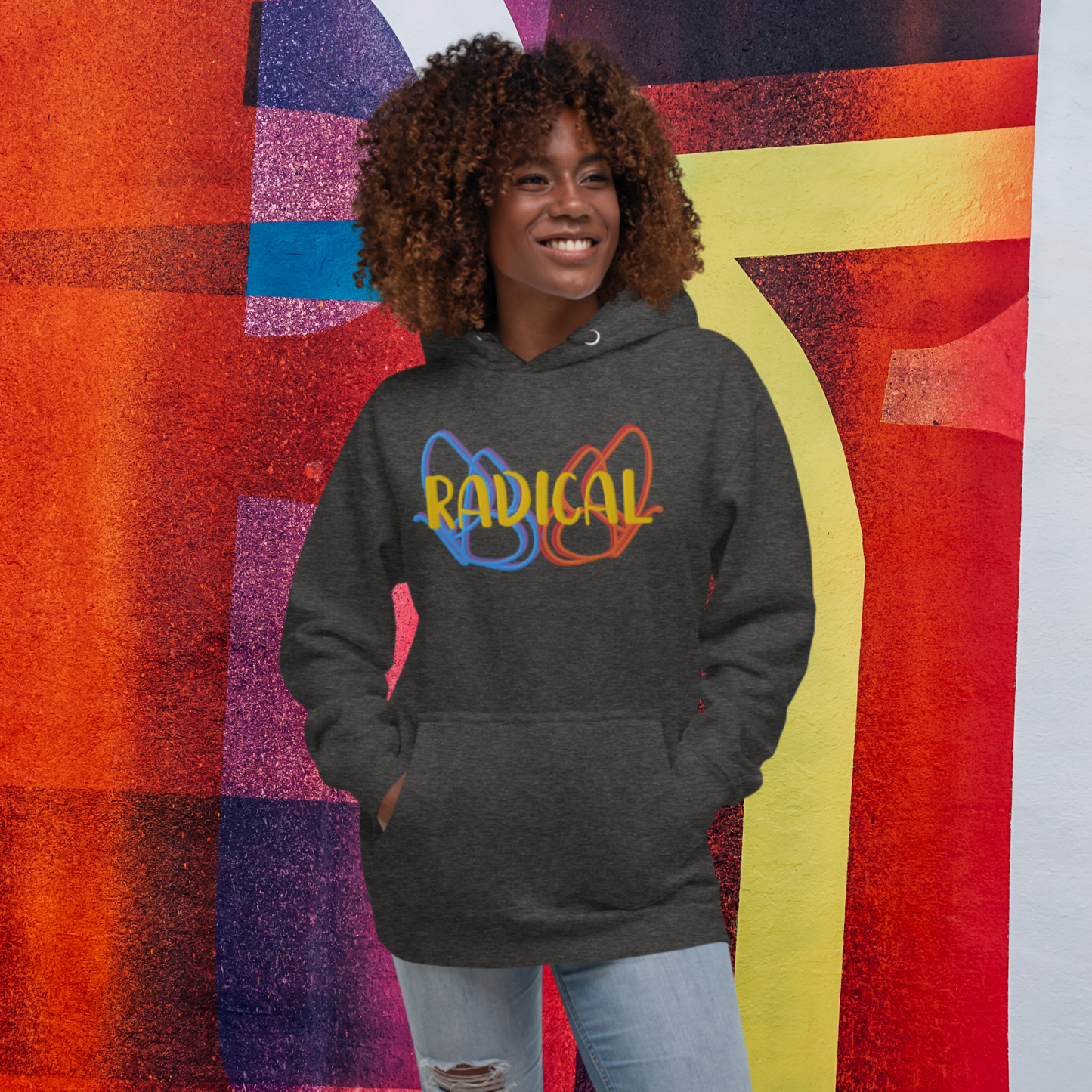 "RADICAL" Unisex Embroidered Hoodie