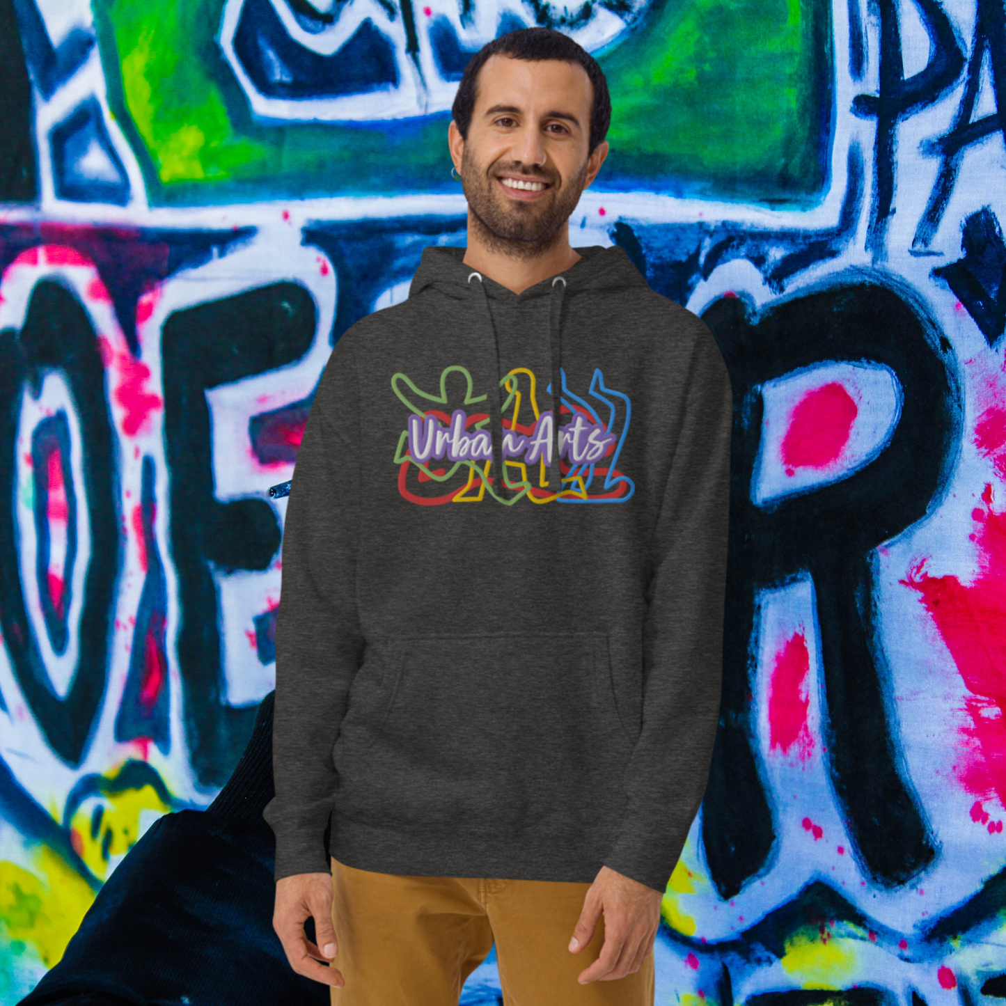 "URBAN ARTS" Unisex Embroidered Hoodie