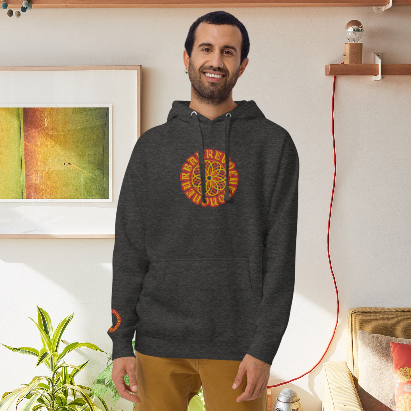 "SEED" Unisex Embroidered Hoodie (Warm Theme)