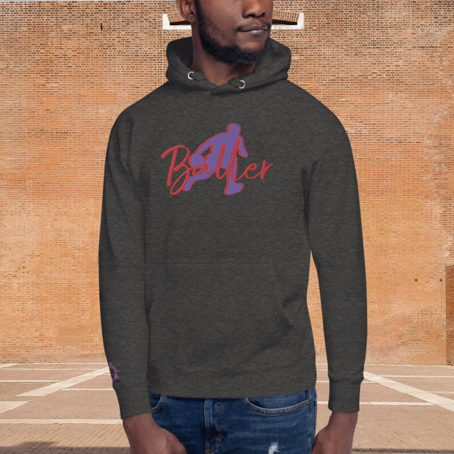 "BALLER" Unisex Embroidered Hoodie