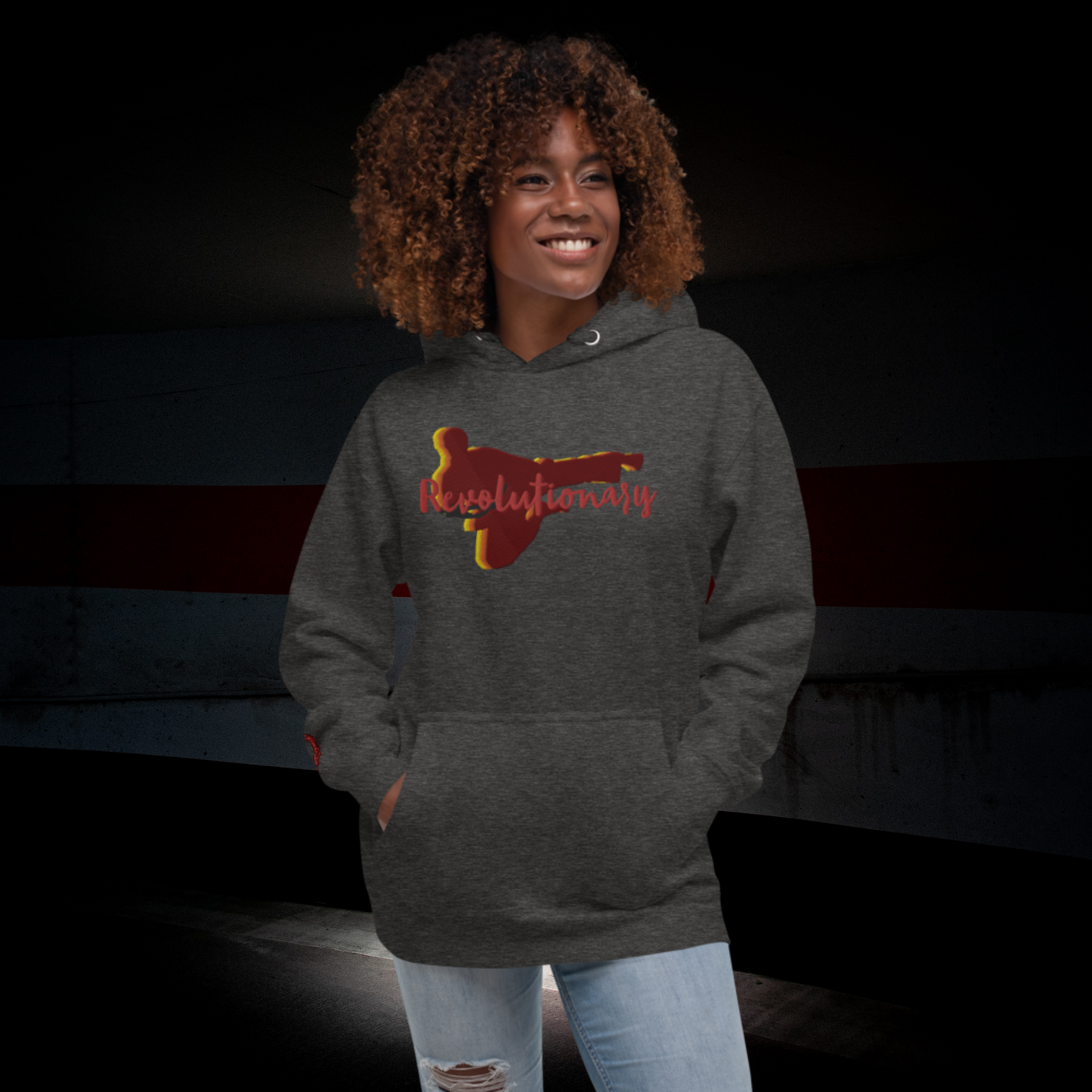 "REVOLUTIONARY" Unisex Embroidered Hoodie