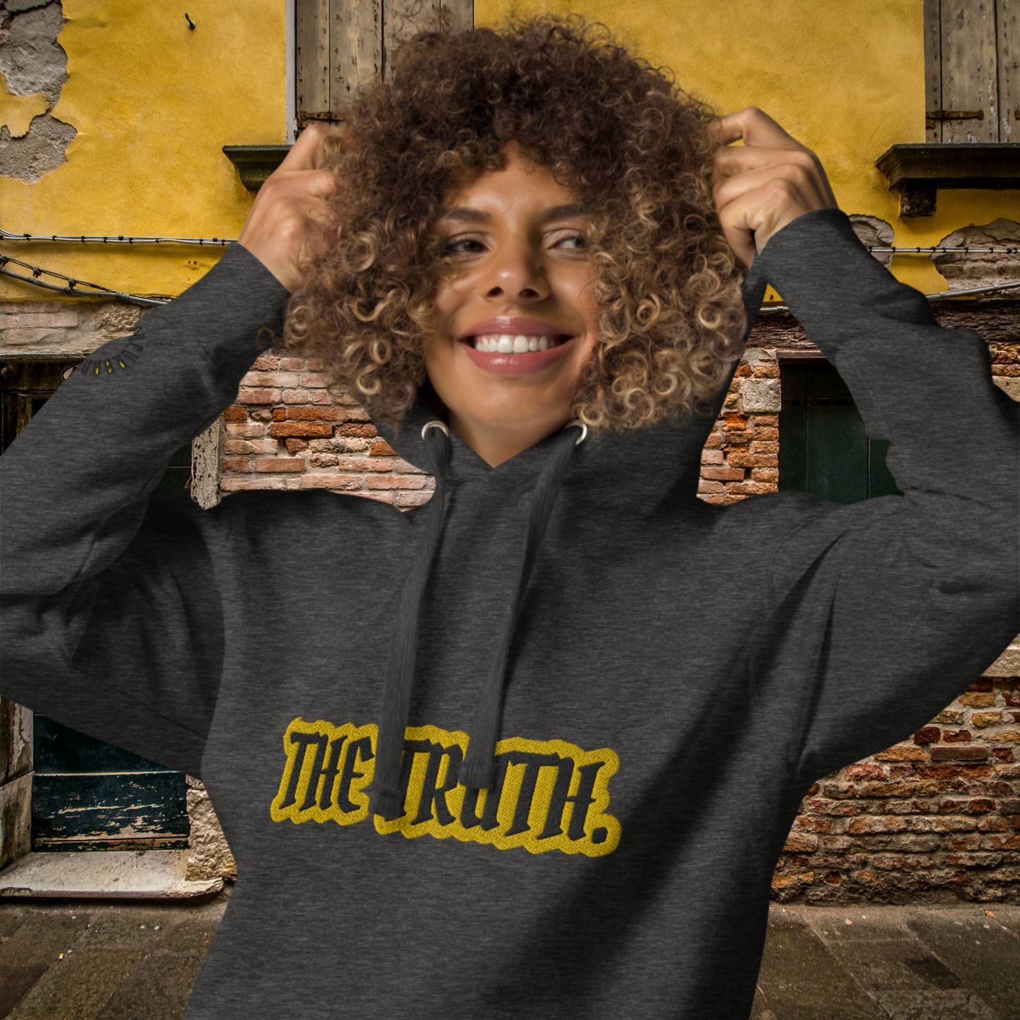 "TRUTH PERIOD" Unisex Embroidered Hoodie