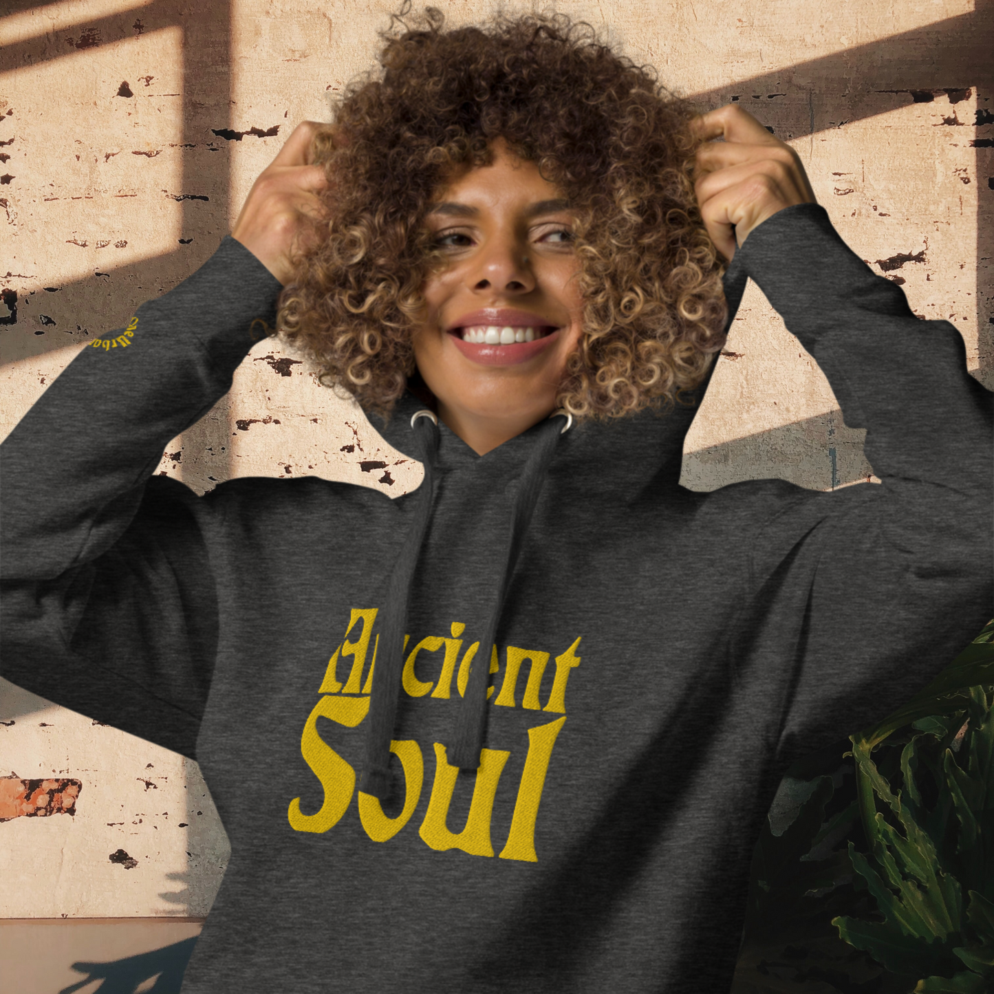 "ANCIENT SOUL" Unisex  Embroidered Hoodie