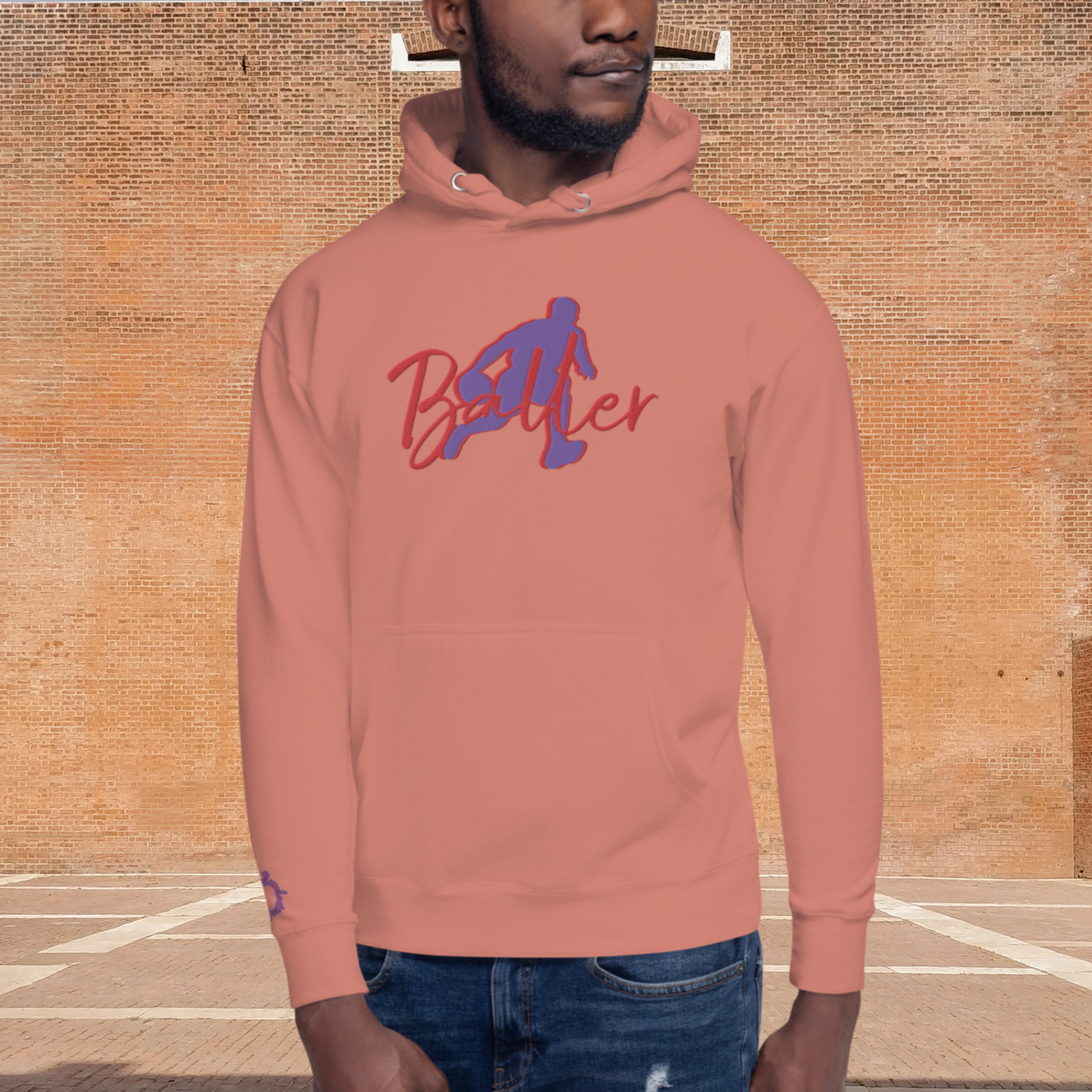 "BALLER" Unisex Embroidered Hoodie