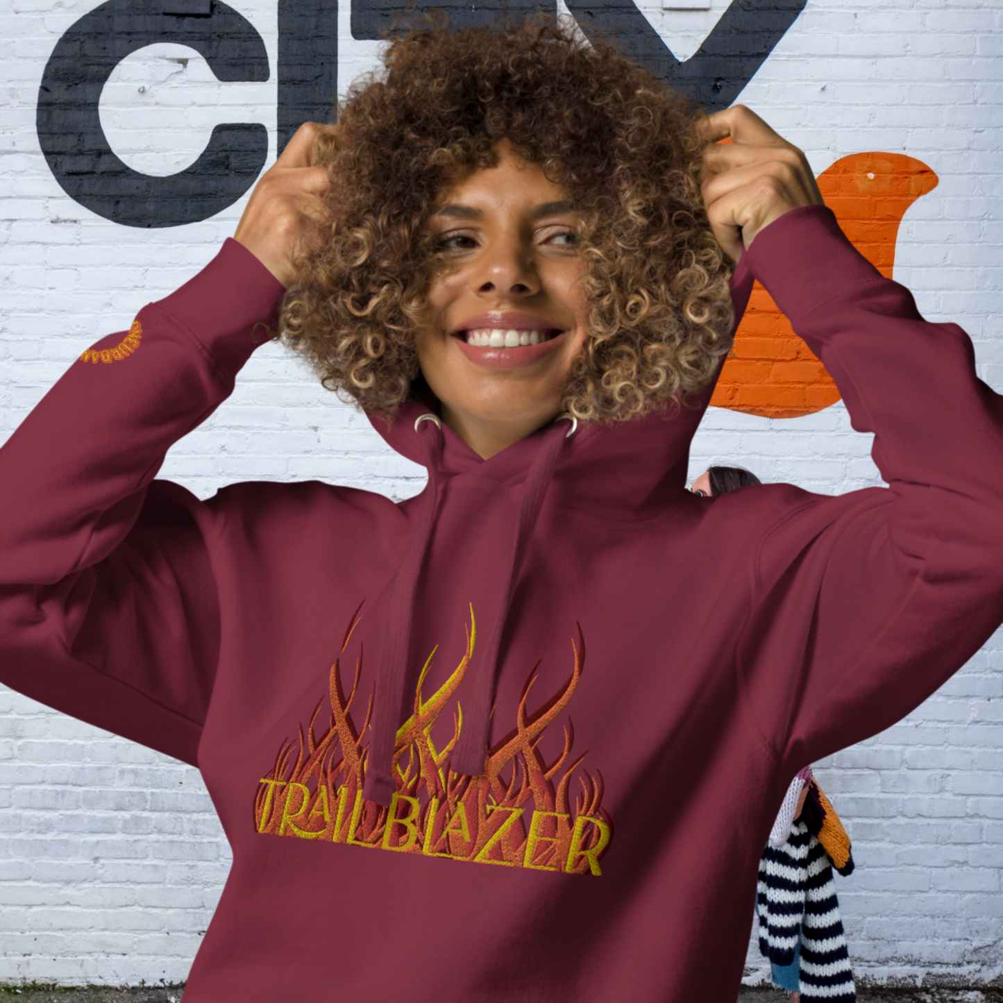 "TRAILBLAZER" Unisex Embroidered Hoodie