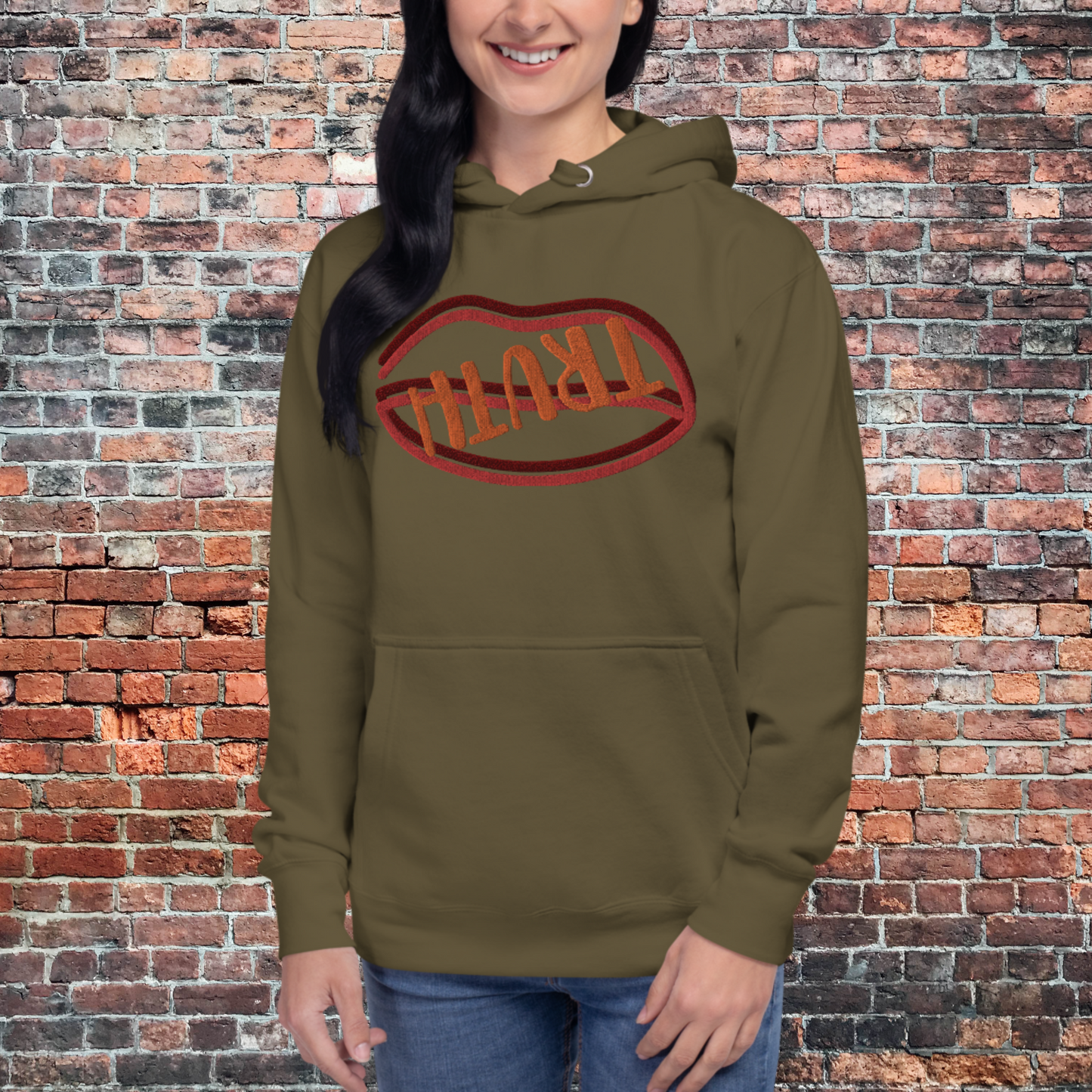 "TRUTH" Unisex Embroidered Hoodie