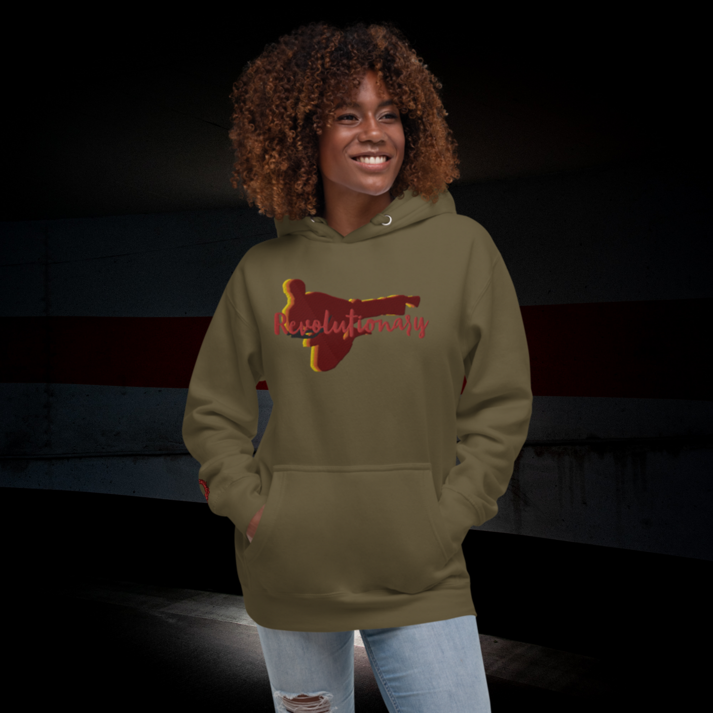 "REVOLUTIONARY" Unisex Embroidered Hoodie