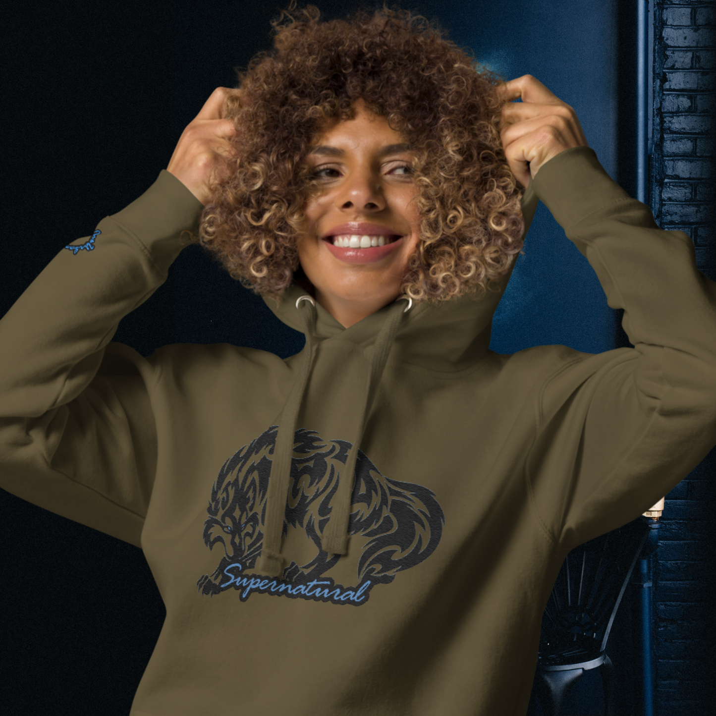 "SUPERNATURAL" Unisex Embroidered Hoodie