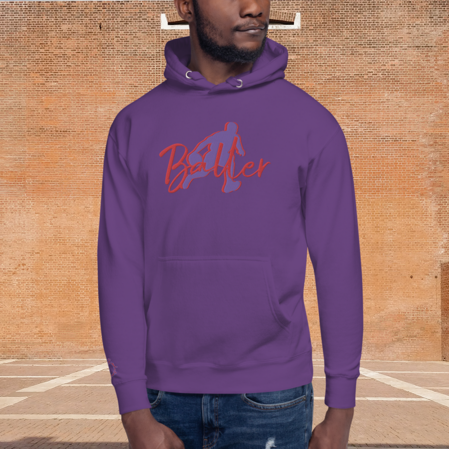 "BALLER" Unisex Embroidered Hoodie