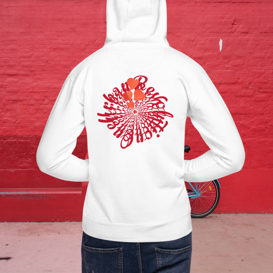 "LOVE"  Unisex Embroidered Hoodie