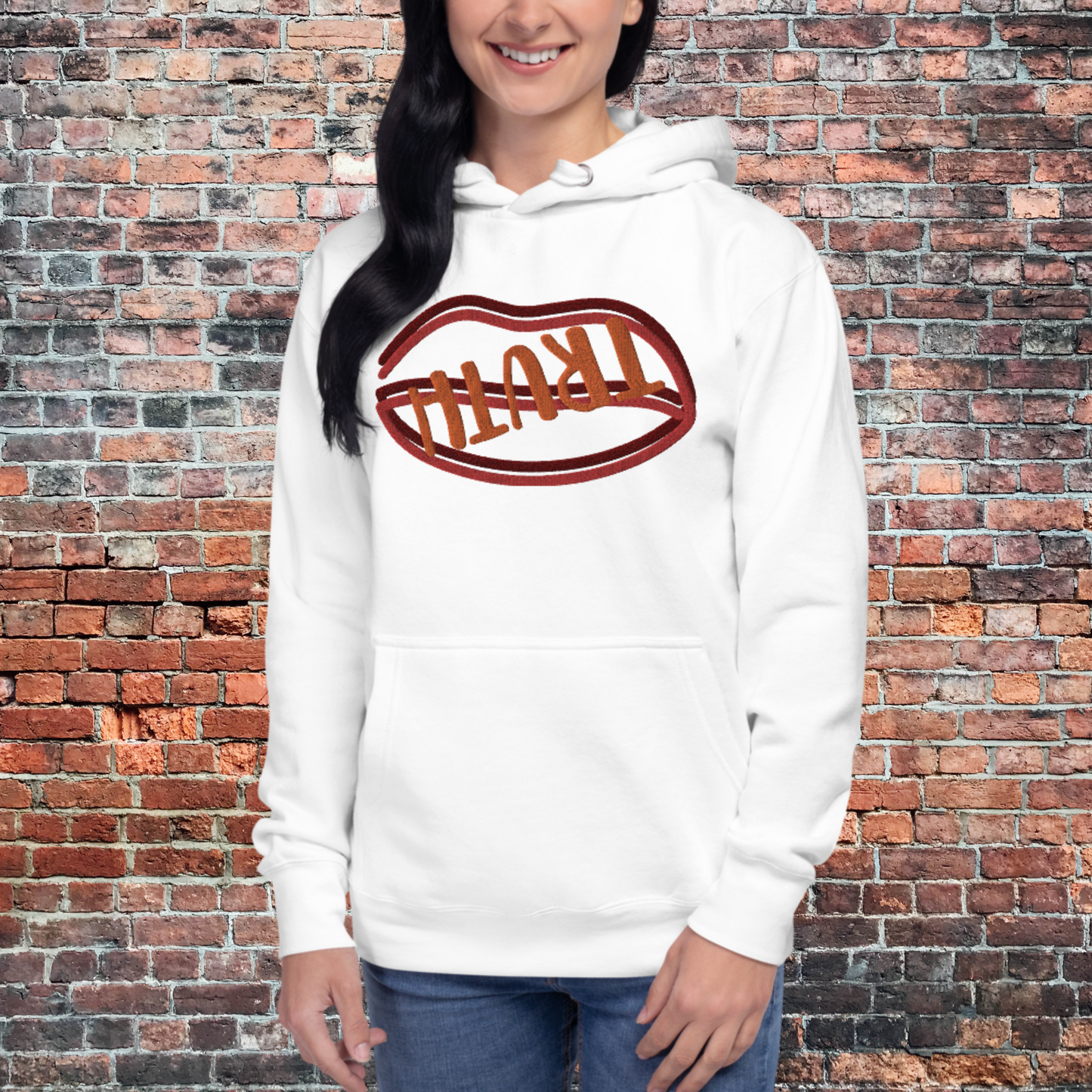 "TRUTH" Unisex Embroidered Hoodie