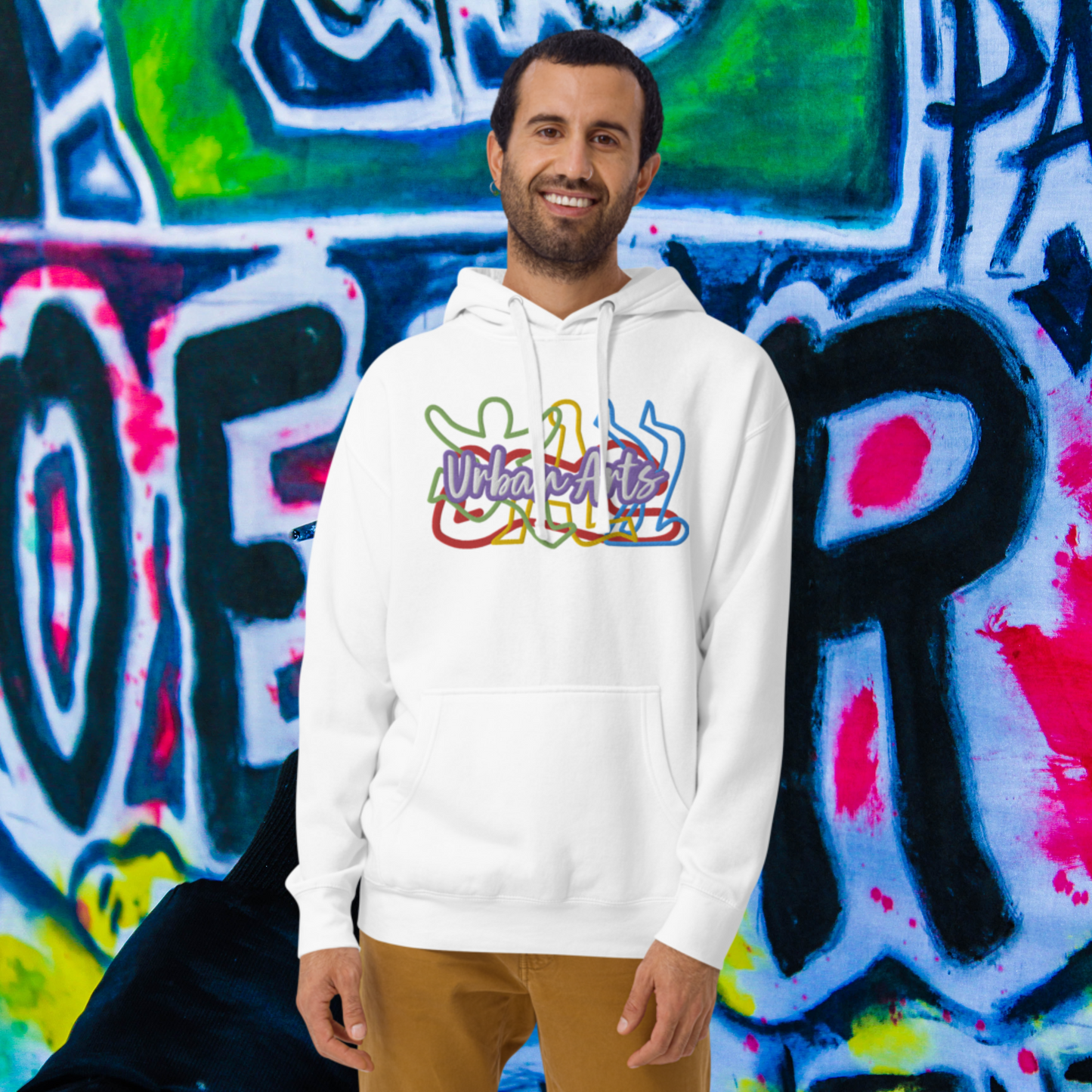 "URBAN ARTS" Unisex Embroidered Hoodie