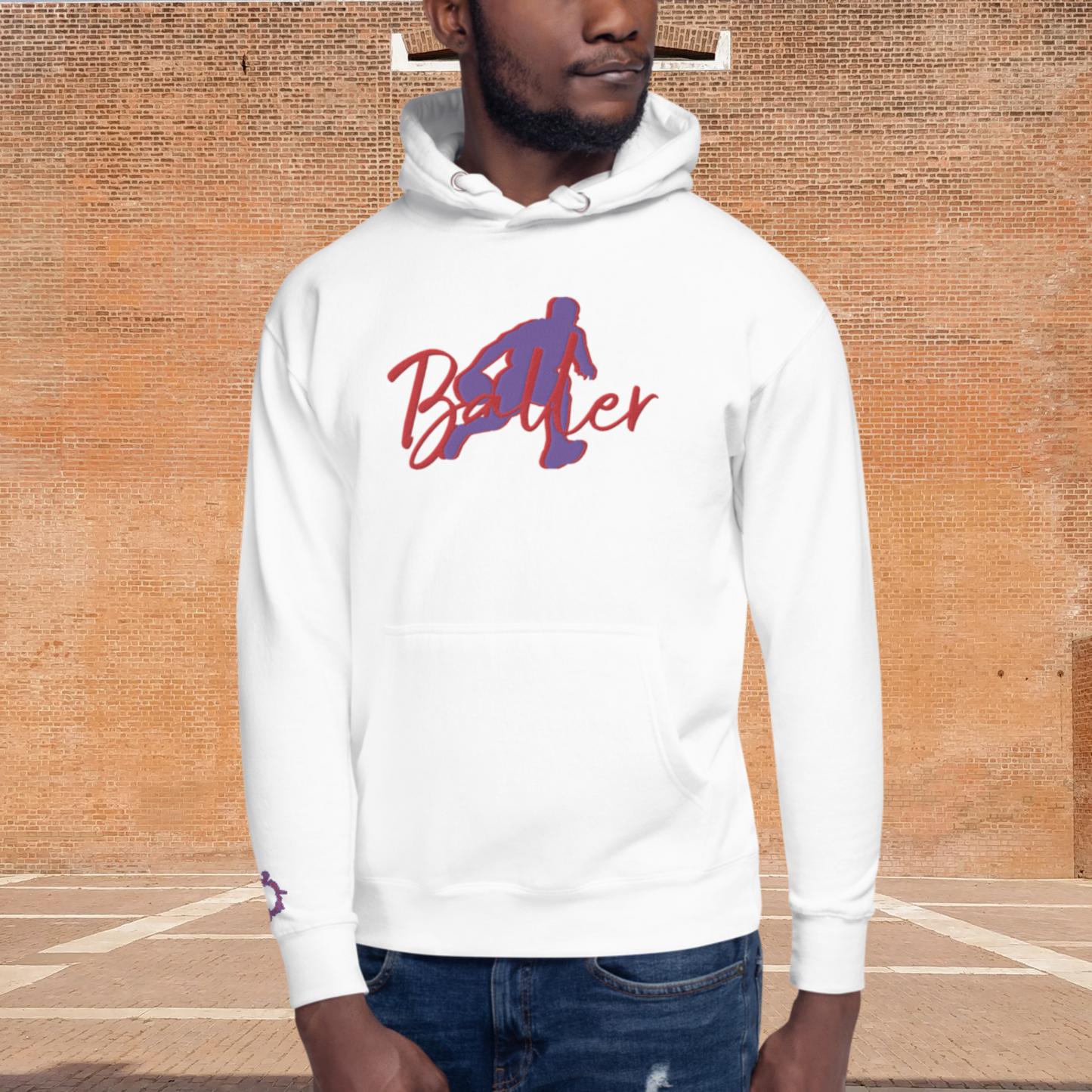 "BALLER" Unisex Embroidered Hoodie