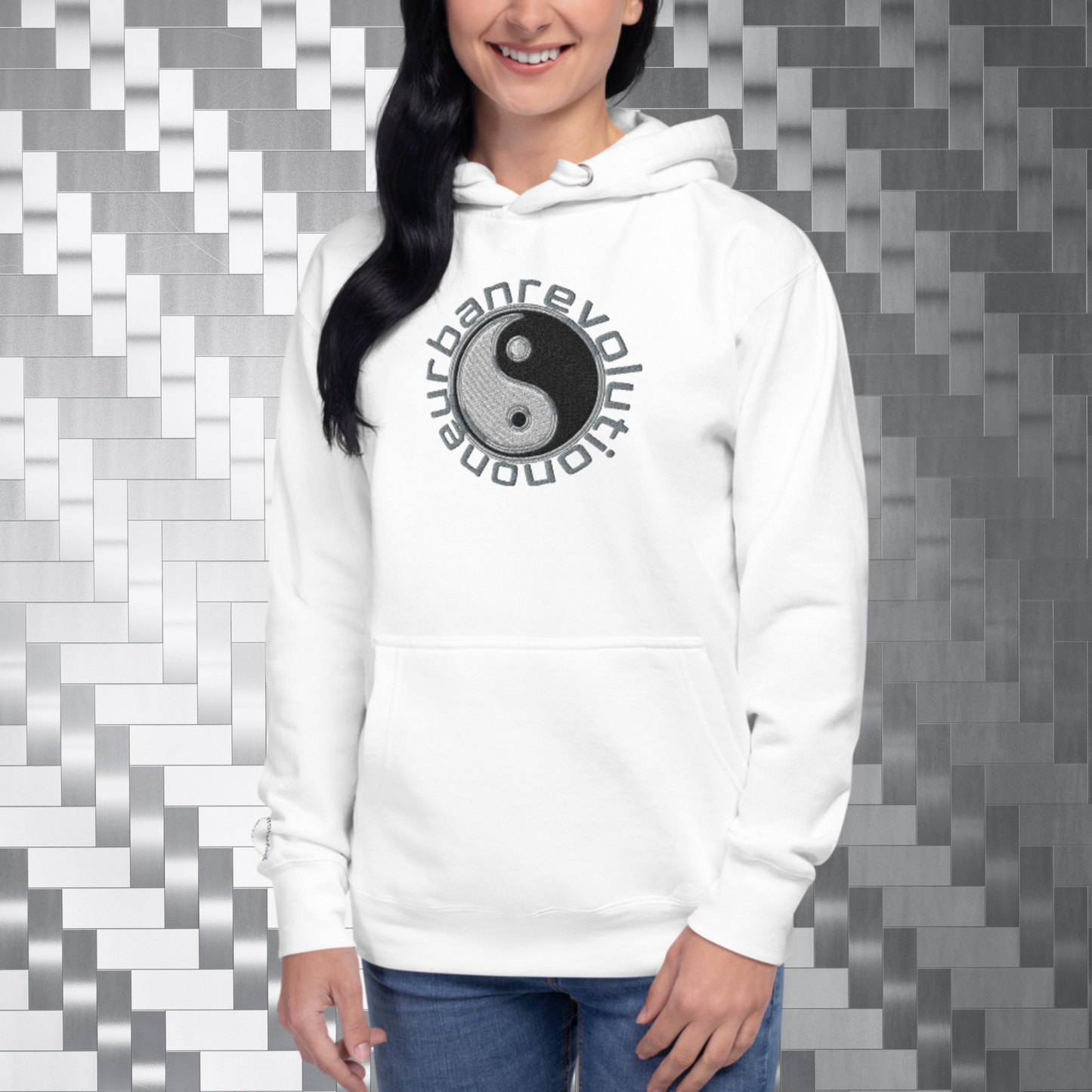 "OUR YIN AND YANG" Unisex Embroidered Hoodie