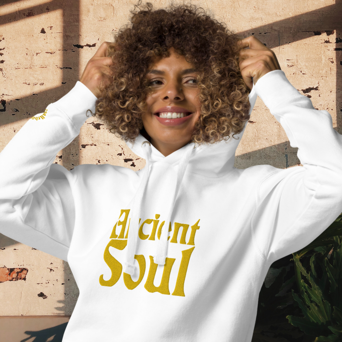 "ANCIENT SOUL" Unisex  Embroidered Hoodie