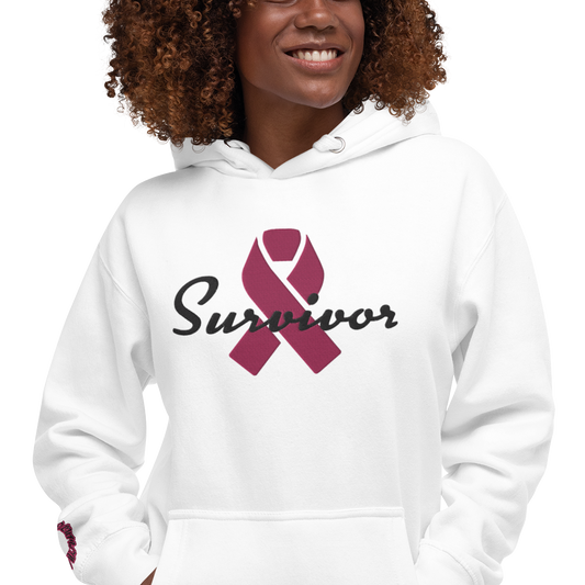 "SURVIVOR" Unisex Embroidered Hoodie