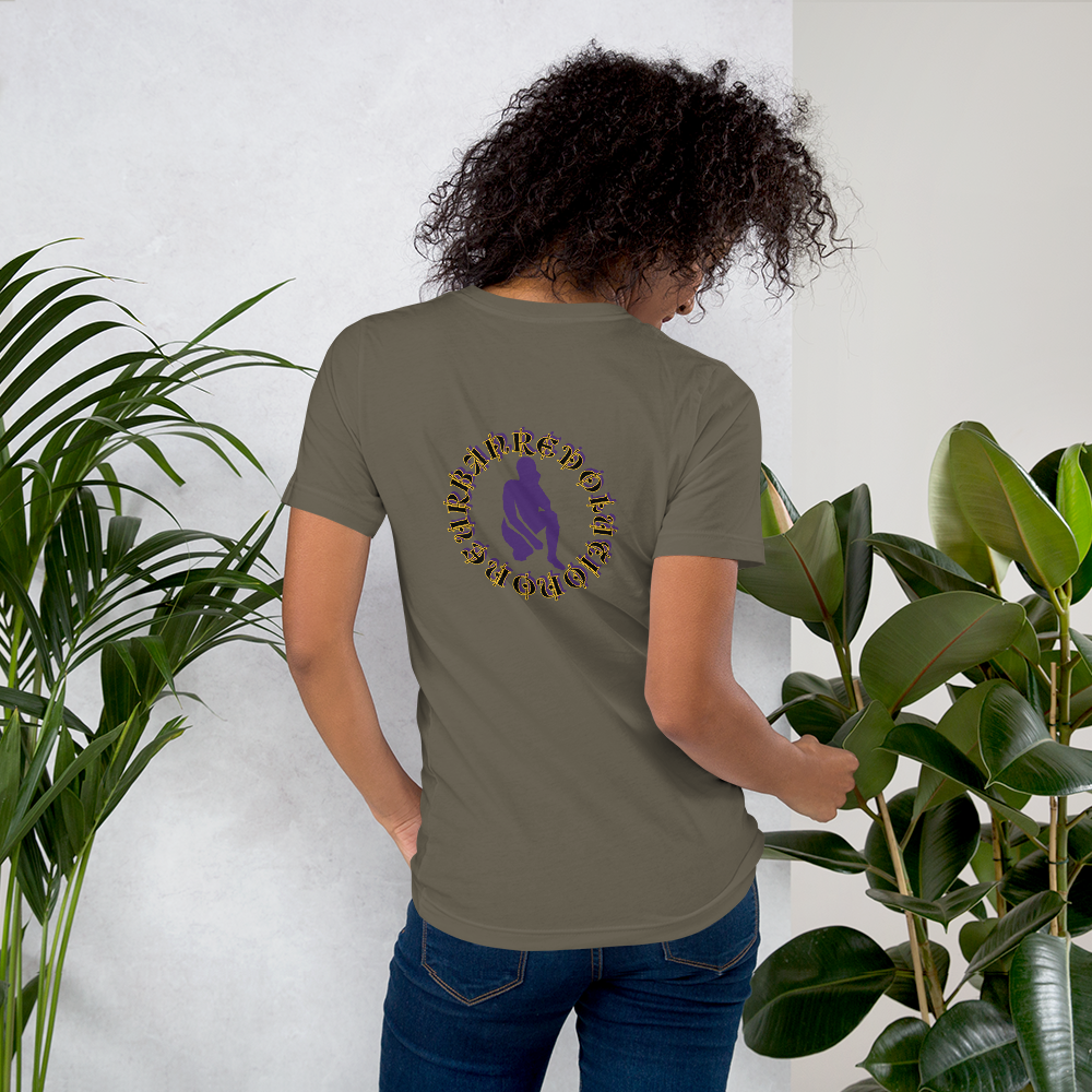 "KNEELING" Unisex T-shirt (Purple Silhouette)