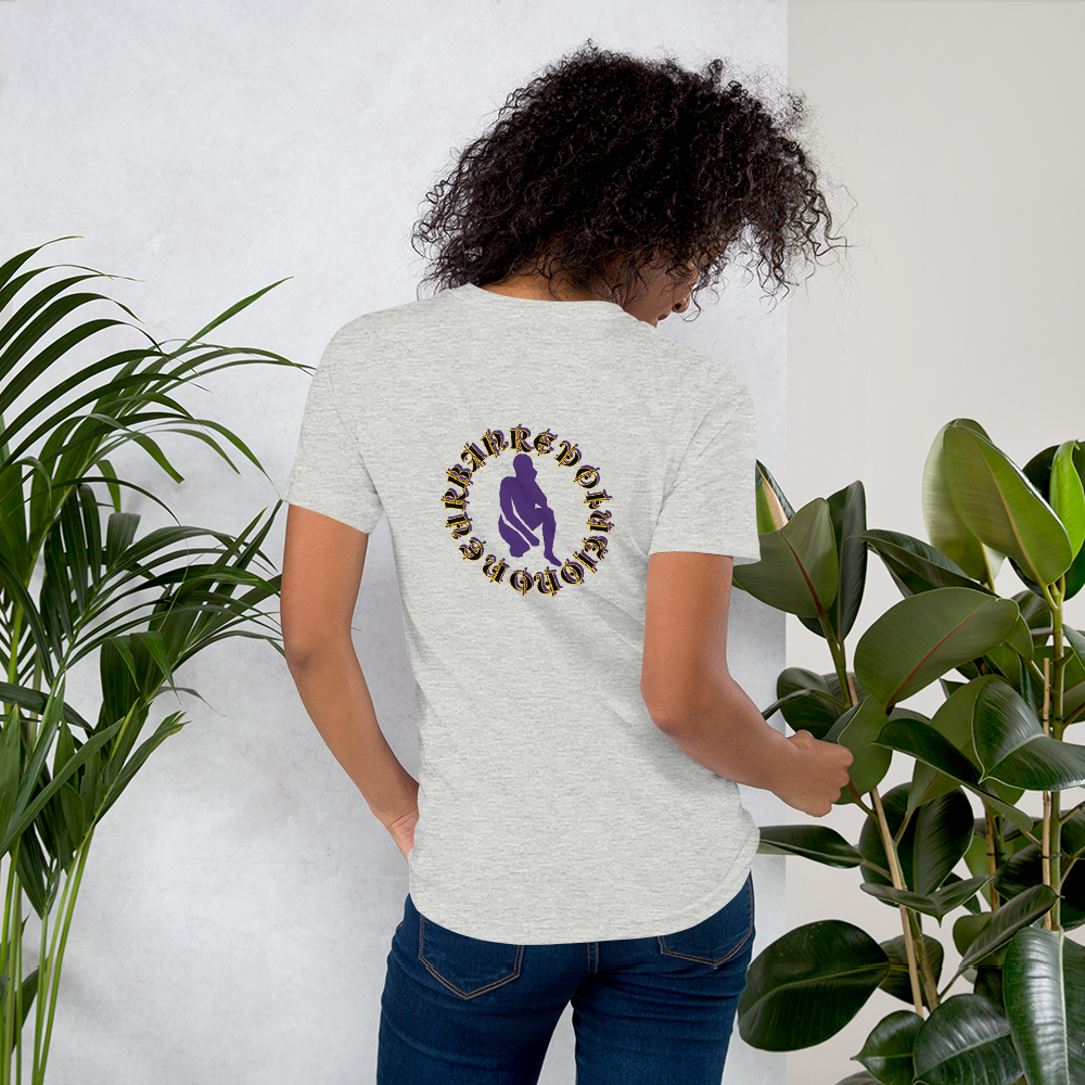 "KNEELING" Unisex T-shirt (Purple Silhouette)